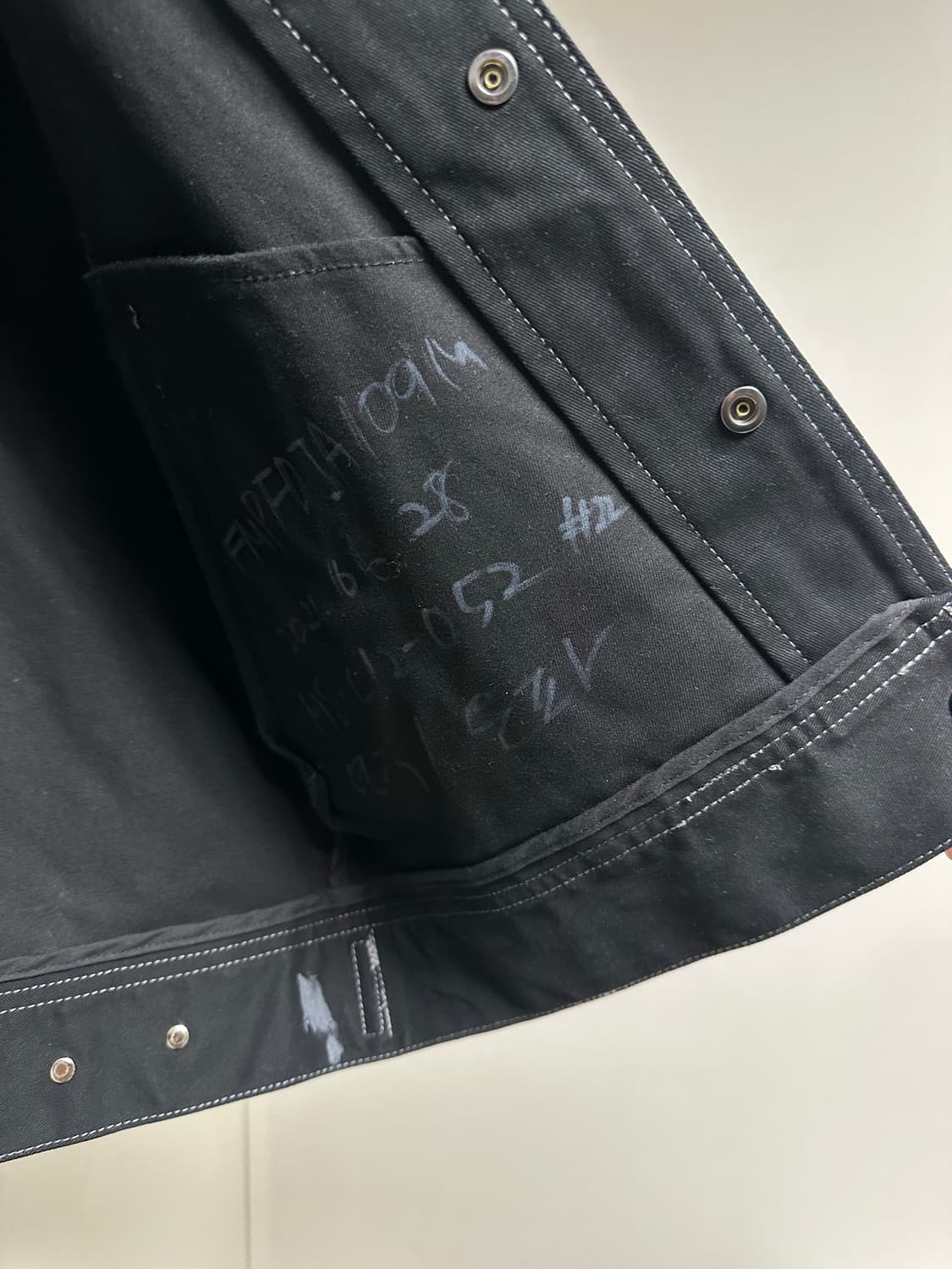 메종미네드 레이커브 워싱데님 그레이 자켓 M 상품이미지4