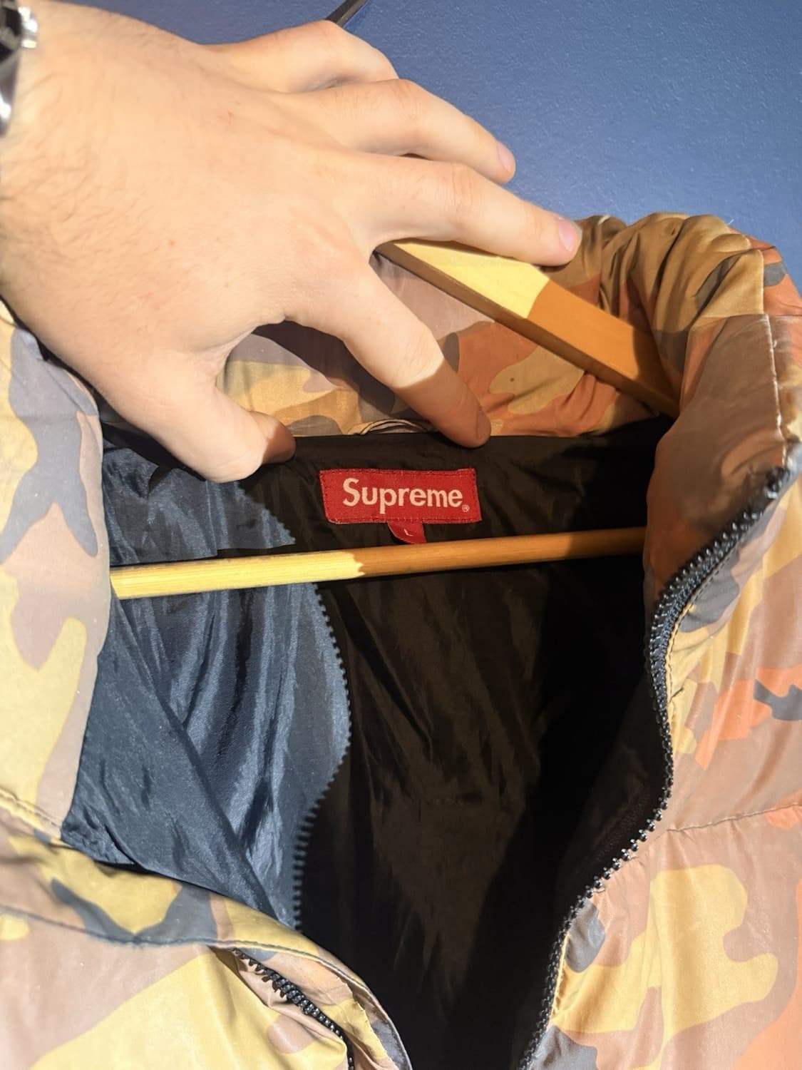 슈프림 리플렉티브 카모 다운 패딩 자켓 상품이미지2