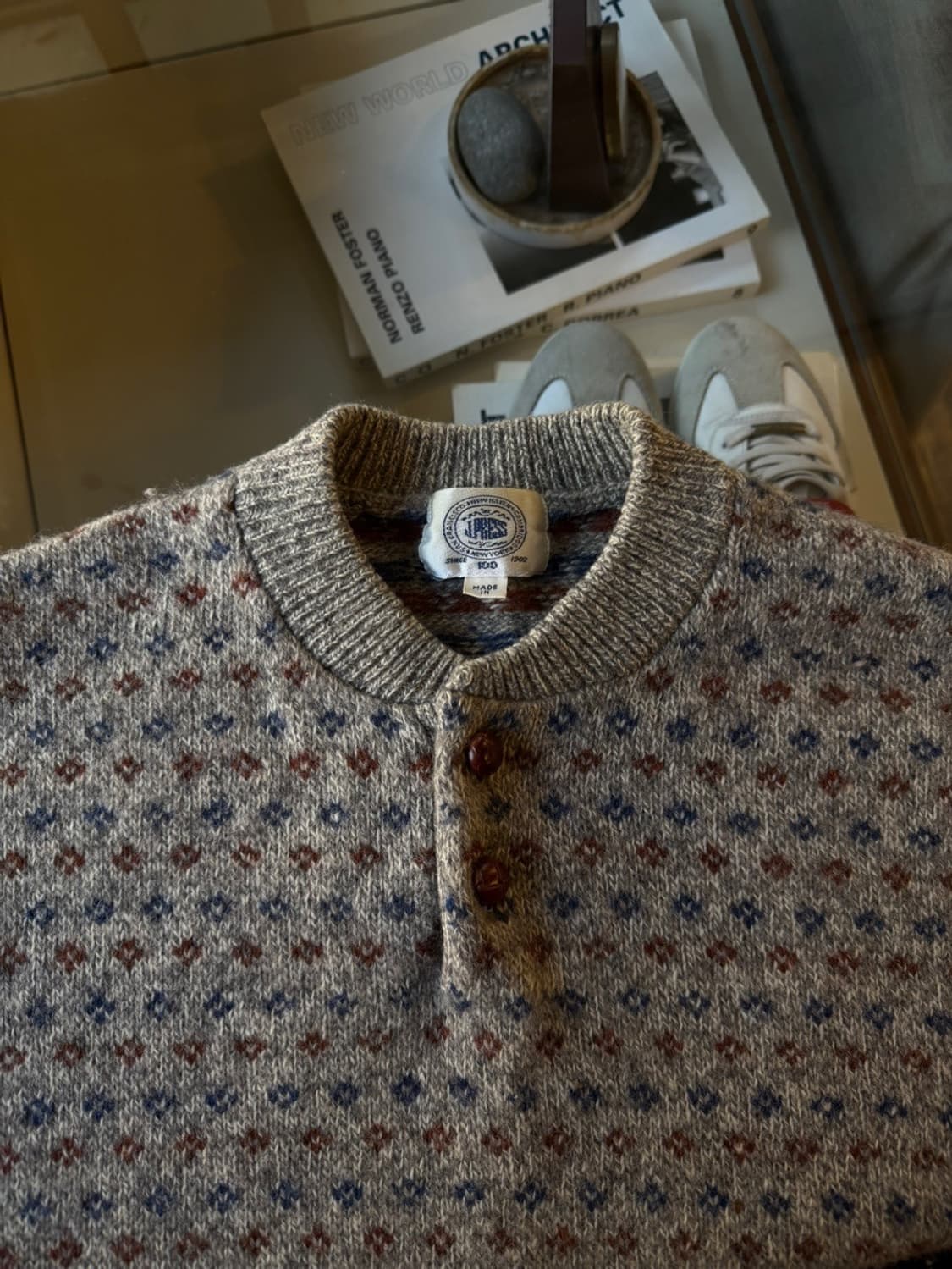 제이프레스 헨리넥 니트 100 상품이미지6