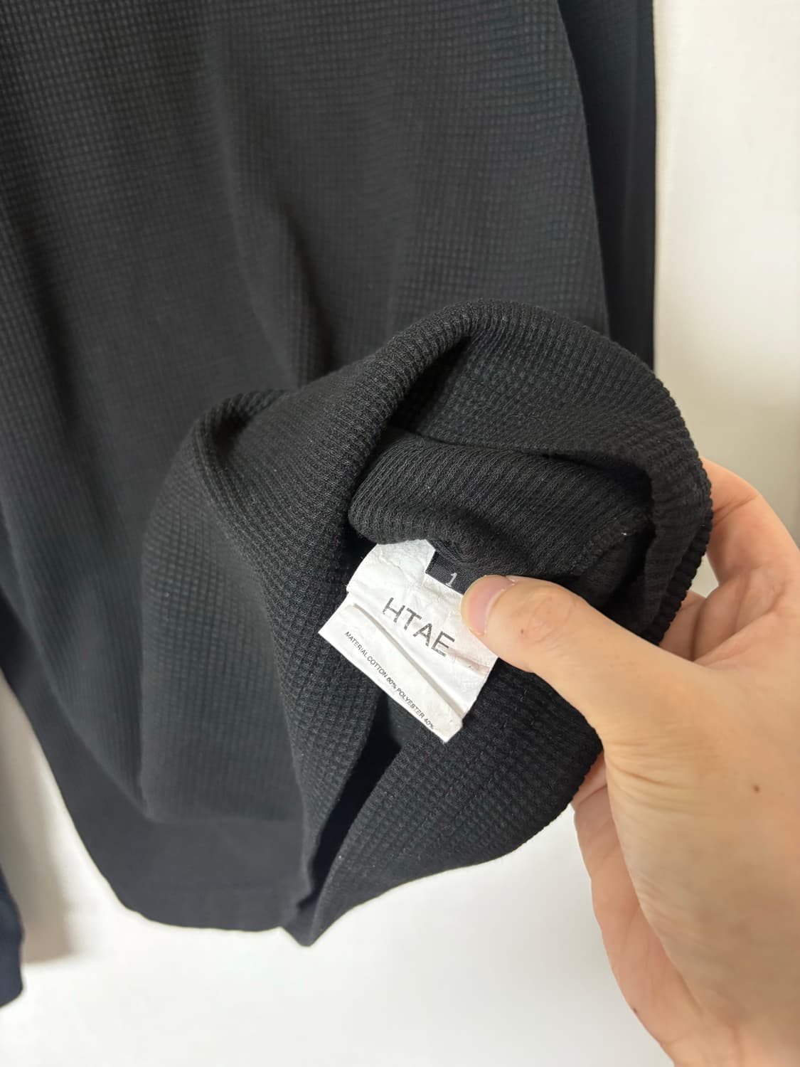 htae 90s thermal Black Soft Shirts 1 상품이미지5
