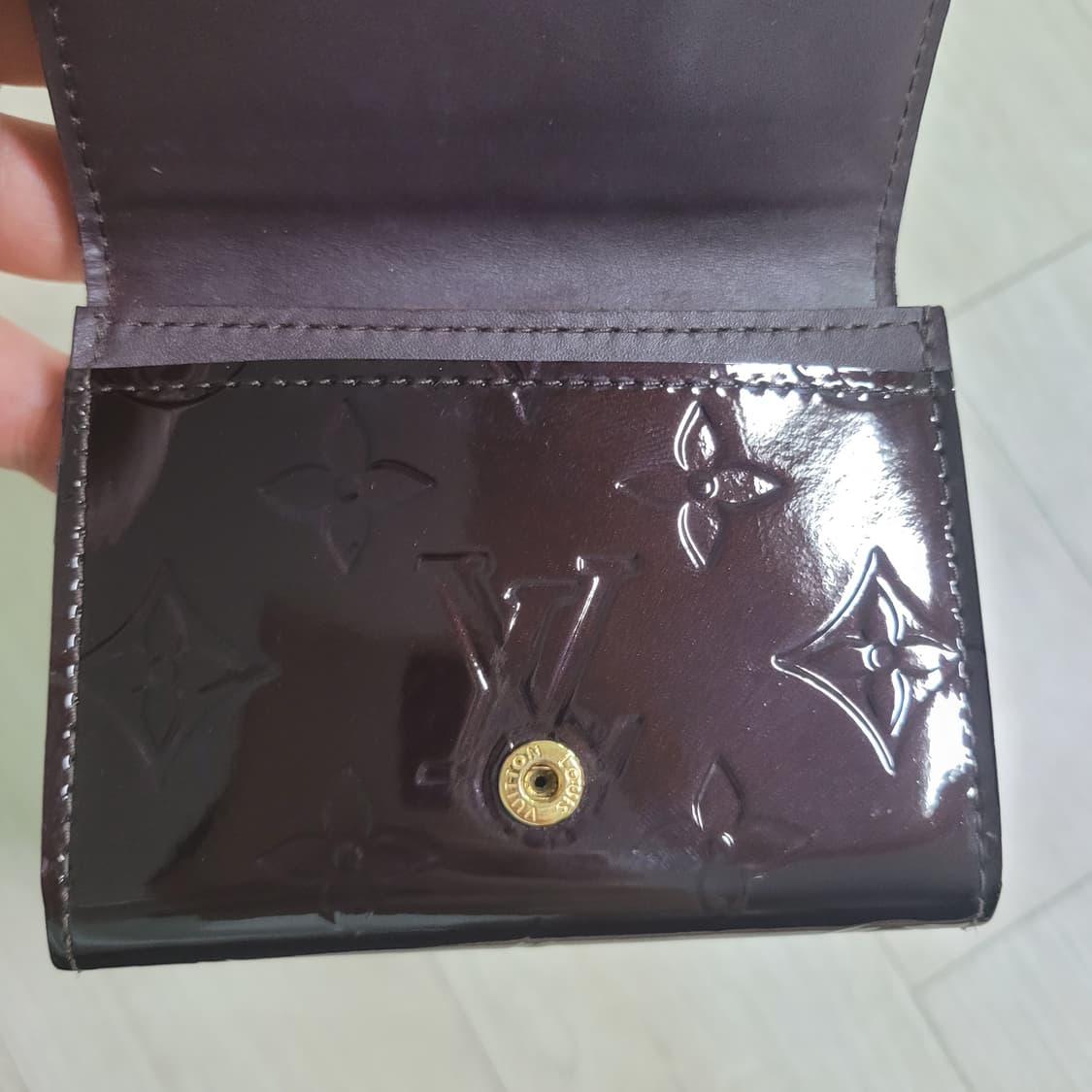 정품 루이비통 모노그램 베르니 카드지갑 상품이미지9