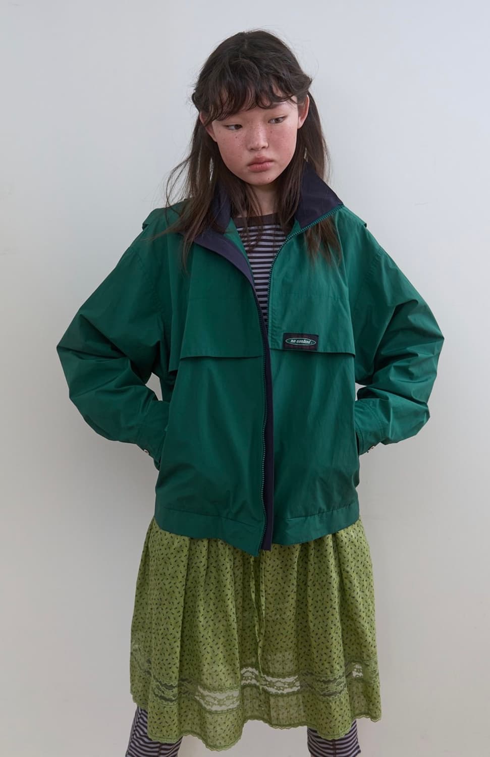 노컨텐츠 Standard Jumper Green 바람막이 상품이미지3