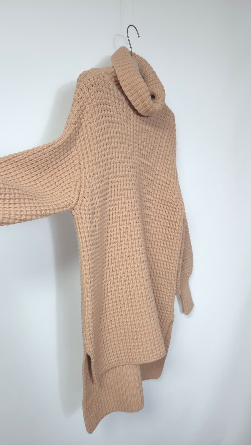 테드베이커 울 블렌드 벌룬소매 터틀넥 니트 55~66 상품이미지4