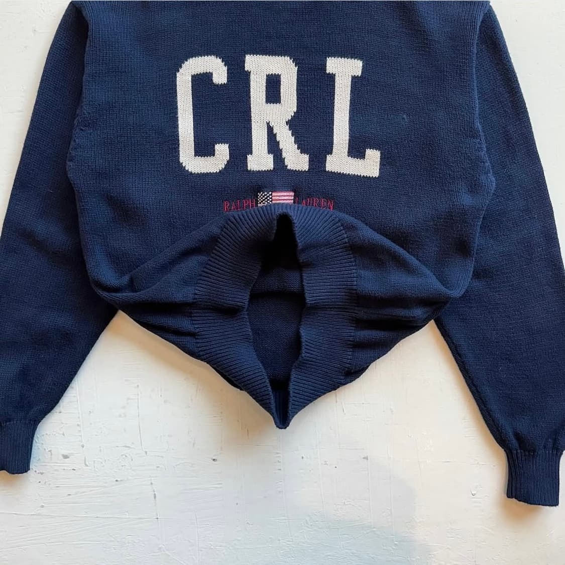 90's 폴로랄프로렌 'CRL' 스웨터 상품이미지4