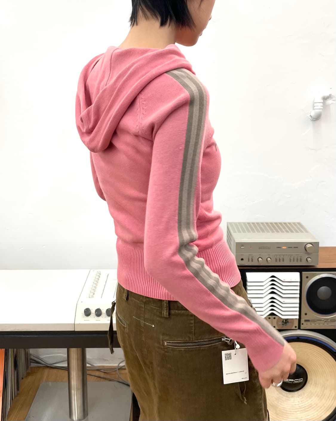 [S] 아르마니 익스체인지 니트 후드 집업 상품이미지4