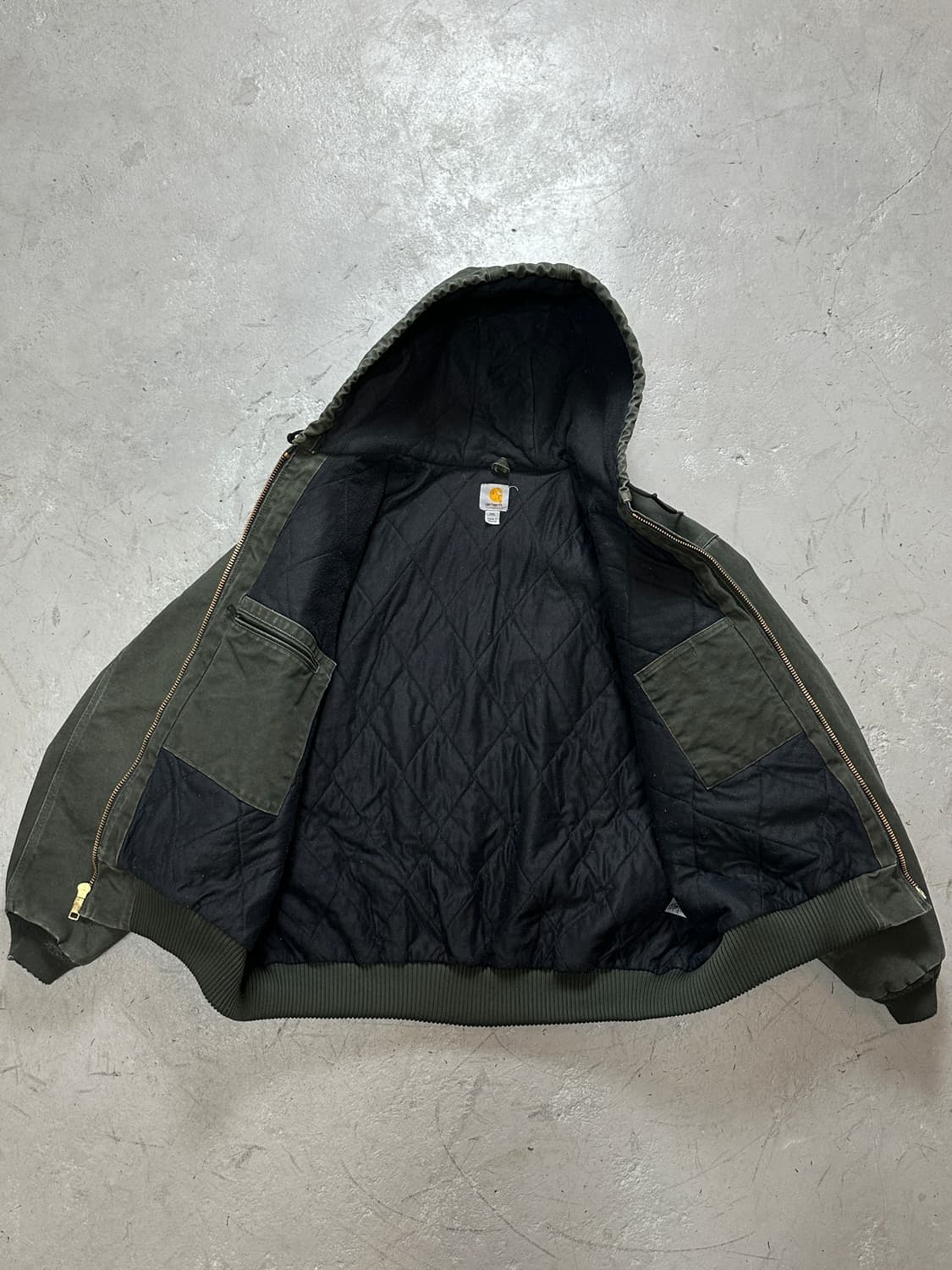 OG 칼하트 J130 액티브 자켓 칼하트 MOS 모스그린 상품이미지7