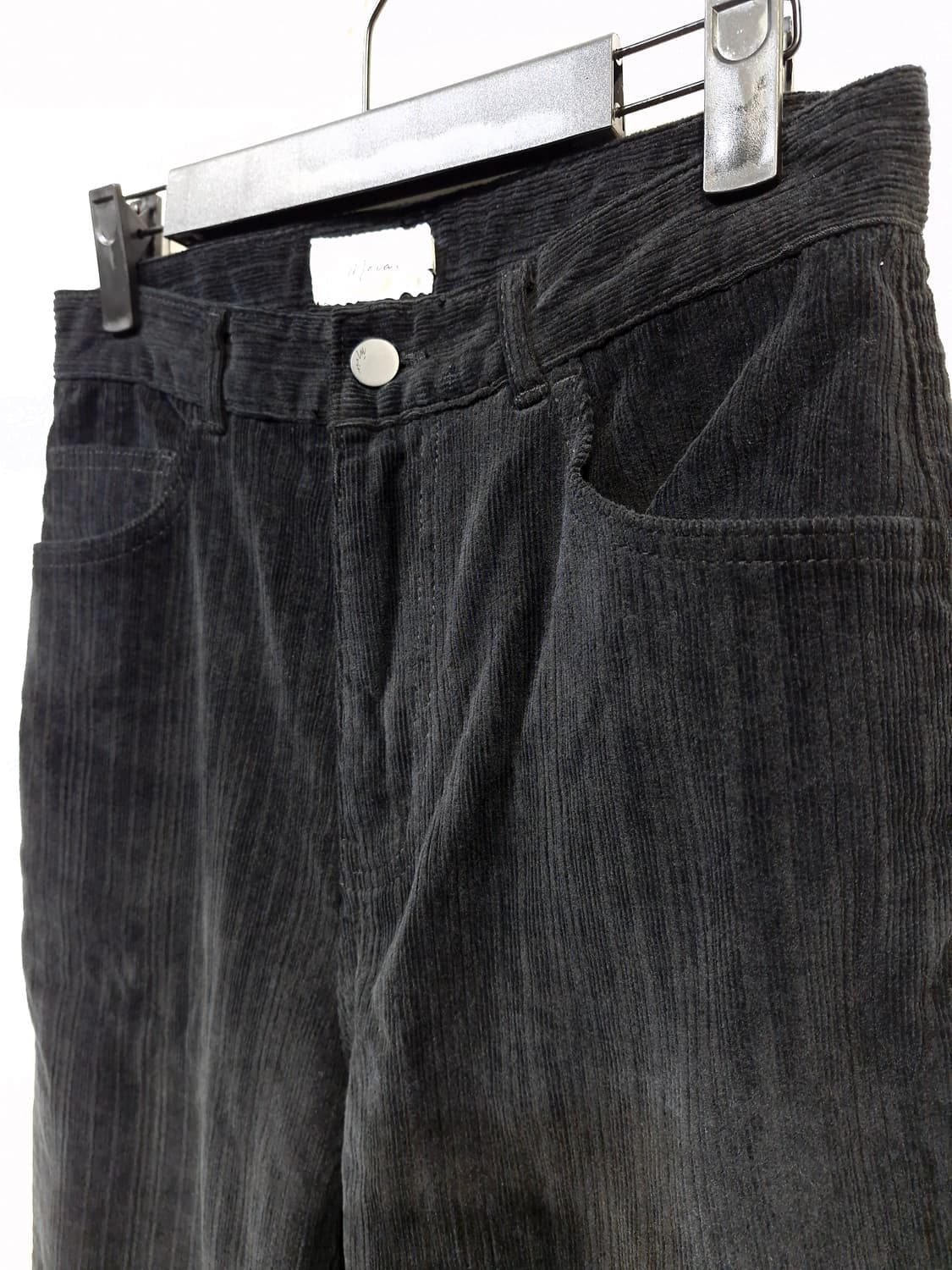 MOIA 모이아 코듀로이 부츠컷 팬츠 블랙 상품이미지6