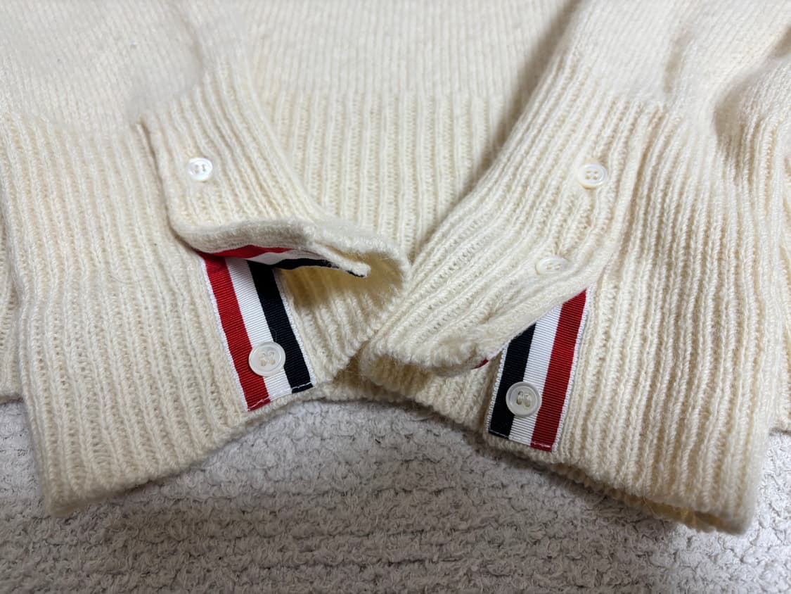 정품한글택) 톰브라운 울니트 아이보리 3사이즈 100-105 상품이미지3