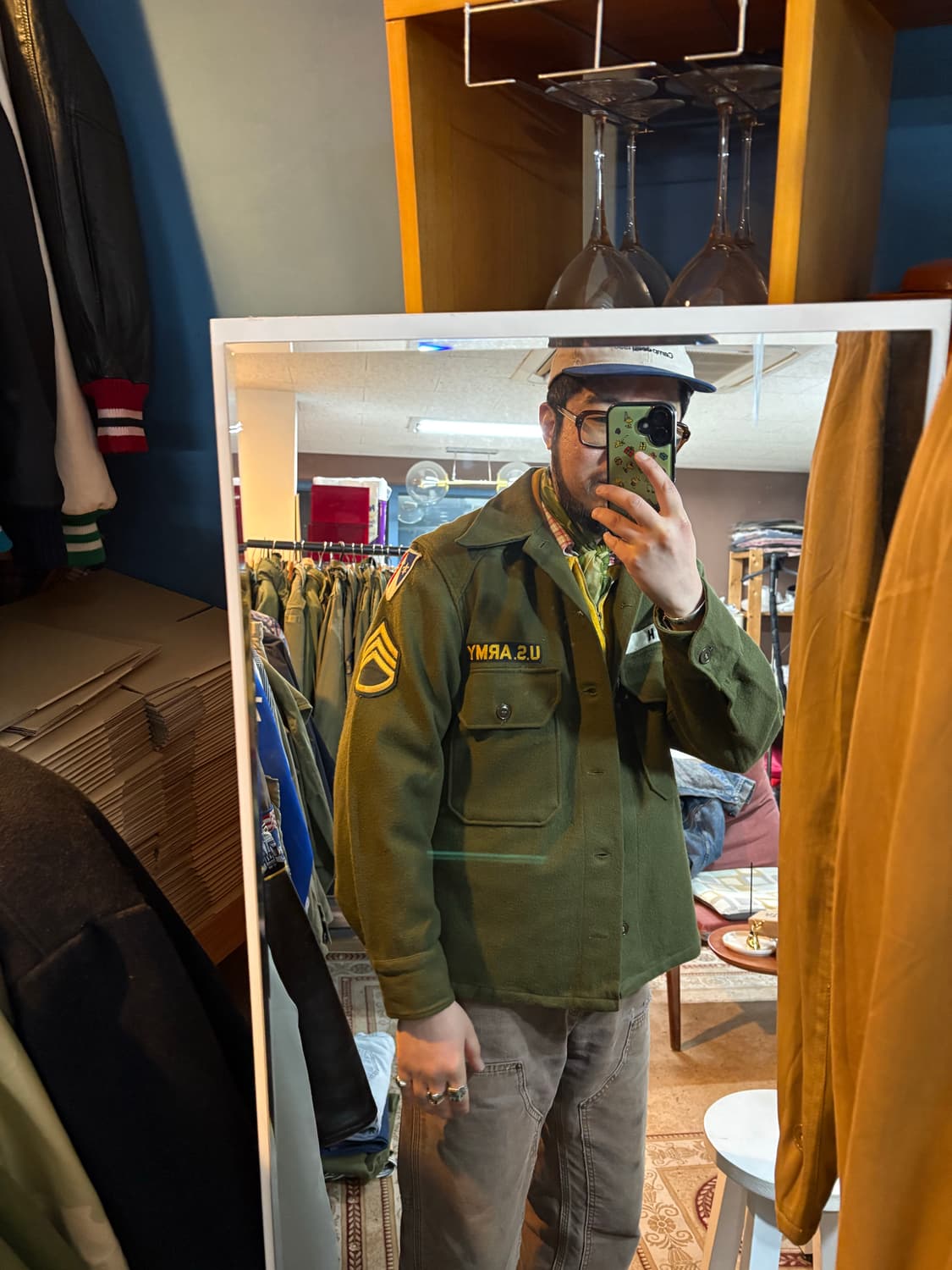 50’s U.S Army OG-108 Wool Filed Shirt  상품이미지8