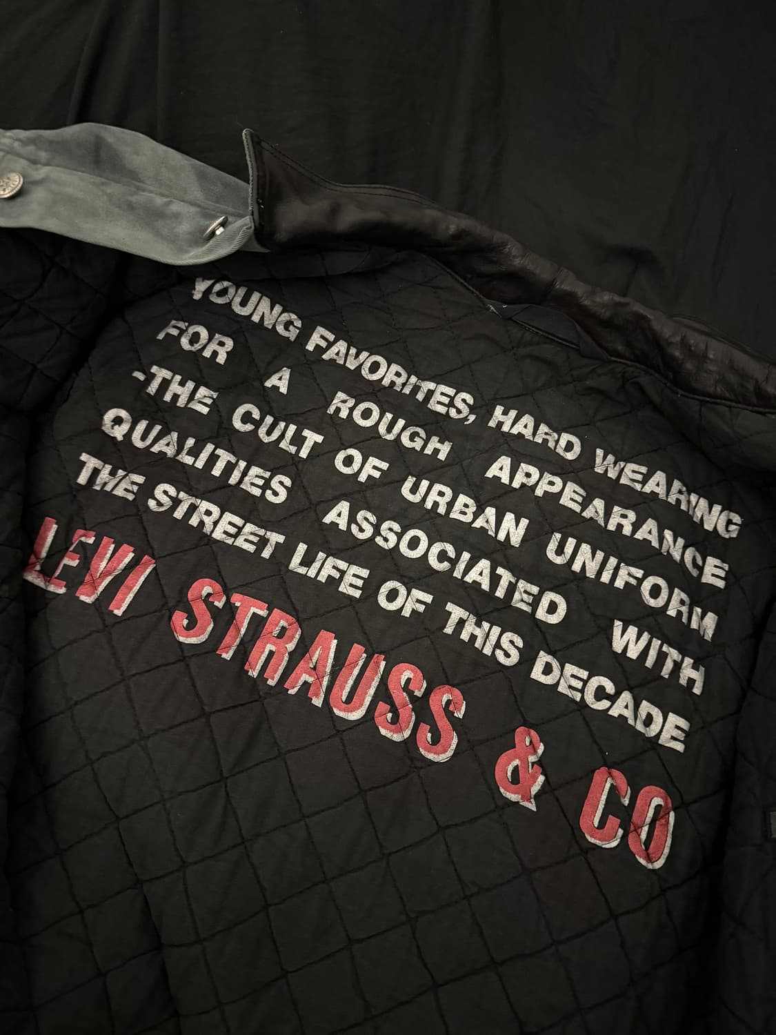 90s 리바이스 빅 E 블리치드 데드스탁 자켓 상품이미지4