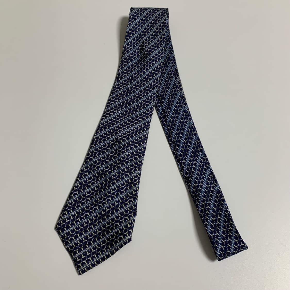 에르메스(HERMES) 명품 100실크넥타이 B+등급 8.3cm 상품이미지6