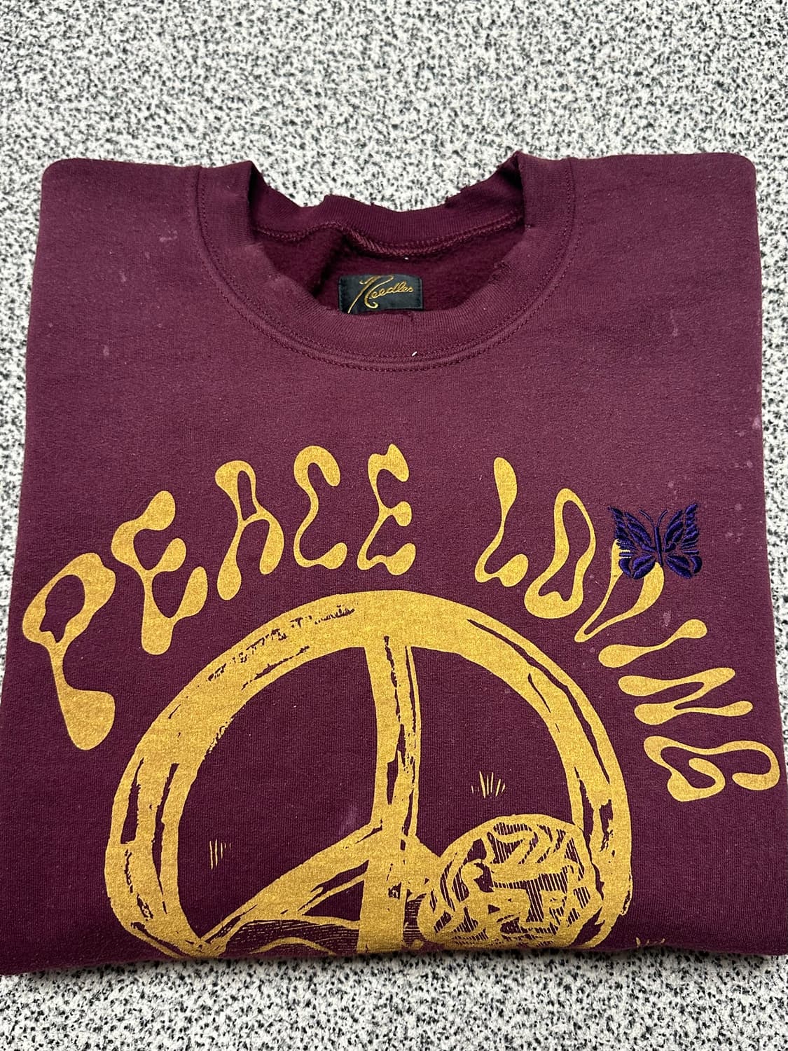 [XL] 니들스 x 사스콰치패브릭스 세비지스웻 크루넥 마룬 상품이미지7