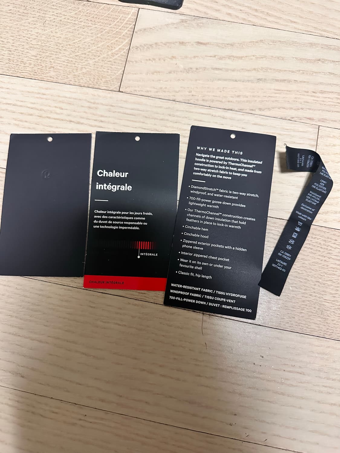 룰루레몬 네비게이션 다운 후디 (구스 다운 패딩) 상품이미지10