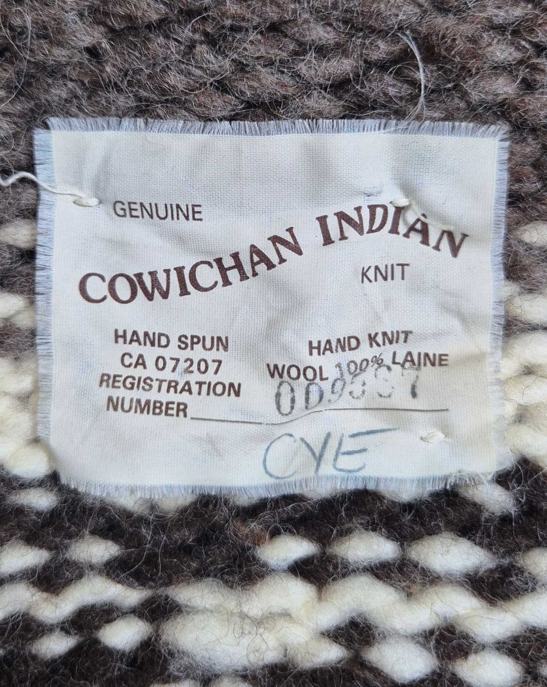 빈티지 오리지널 코위찬 니트 아우터 (LX) 상품이미지2