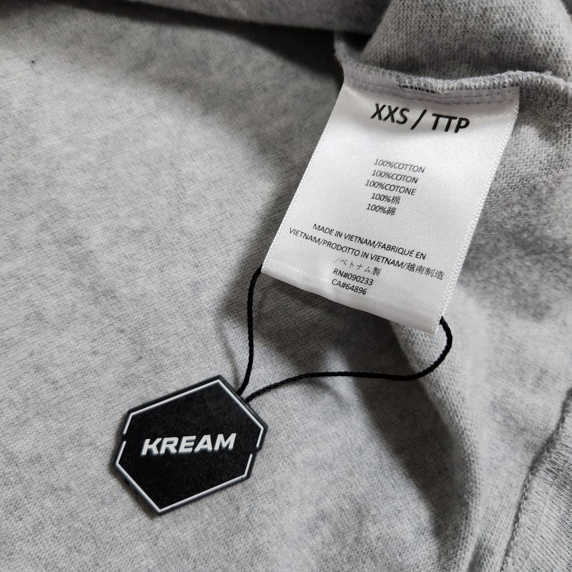 에센셜 헤비 저지 롱슬리브 티셔츠 라이트 헤더 그레이 상품이미지5