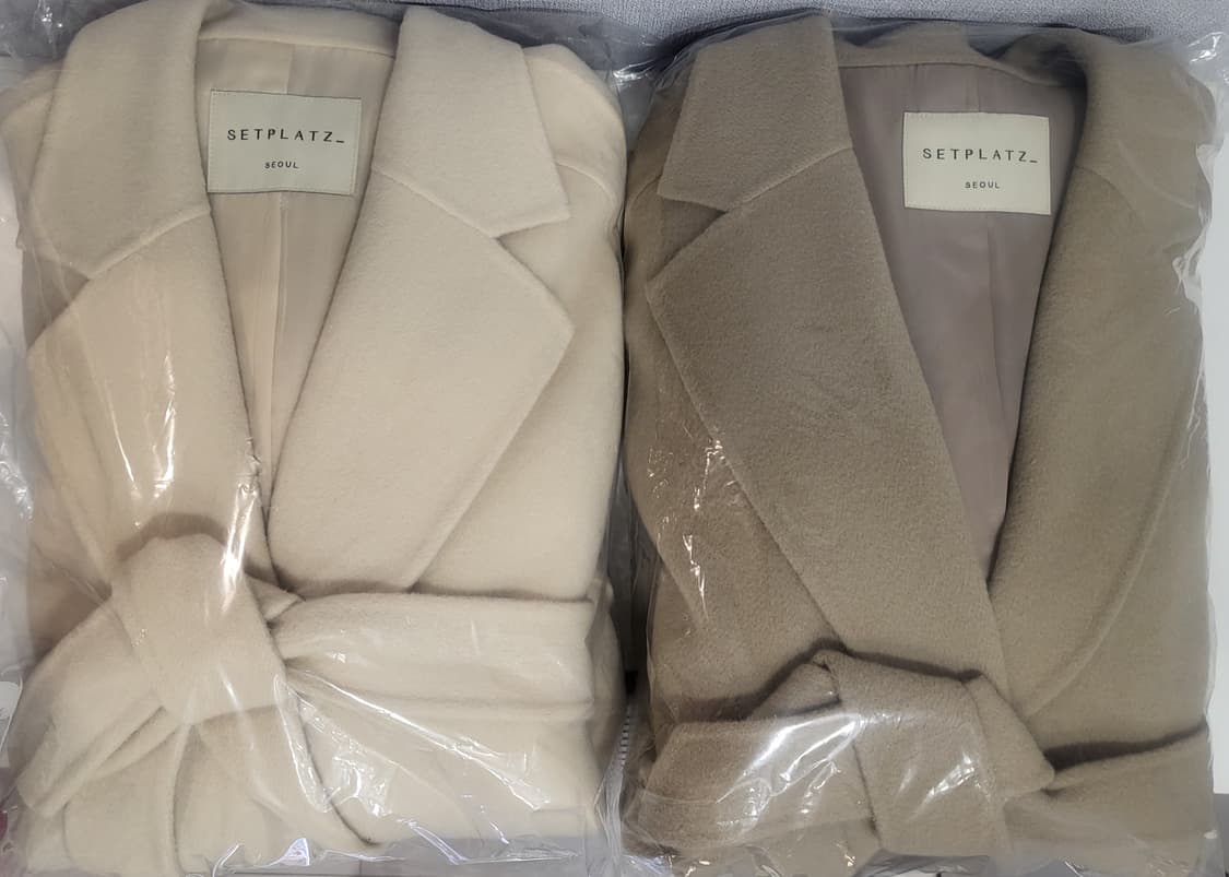 택포♦️새상품 롱코트 핸드메이드 울 자켓 아우터 봄 가을 겨울 자켓 로브 상품이미지9