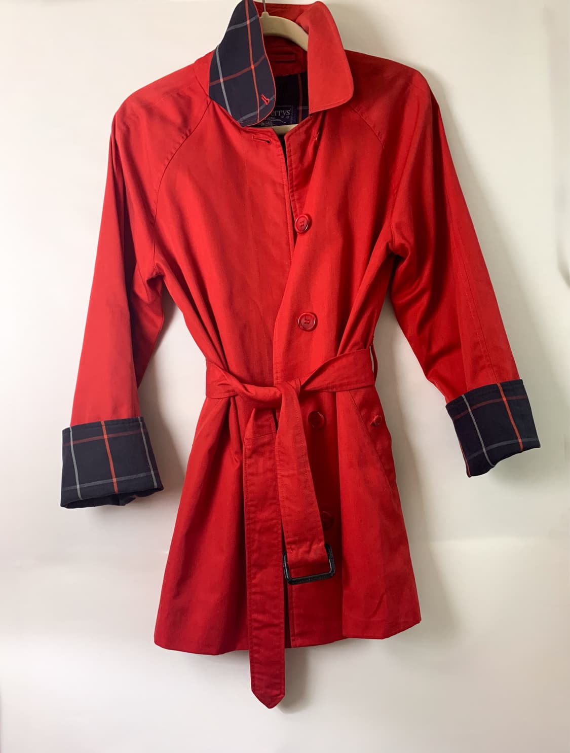 버버리 트렌치코트 하프 레드 상품이미지4