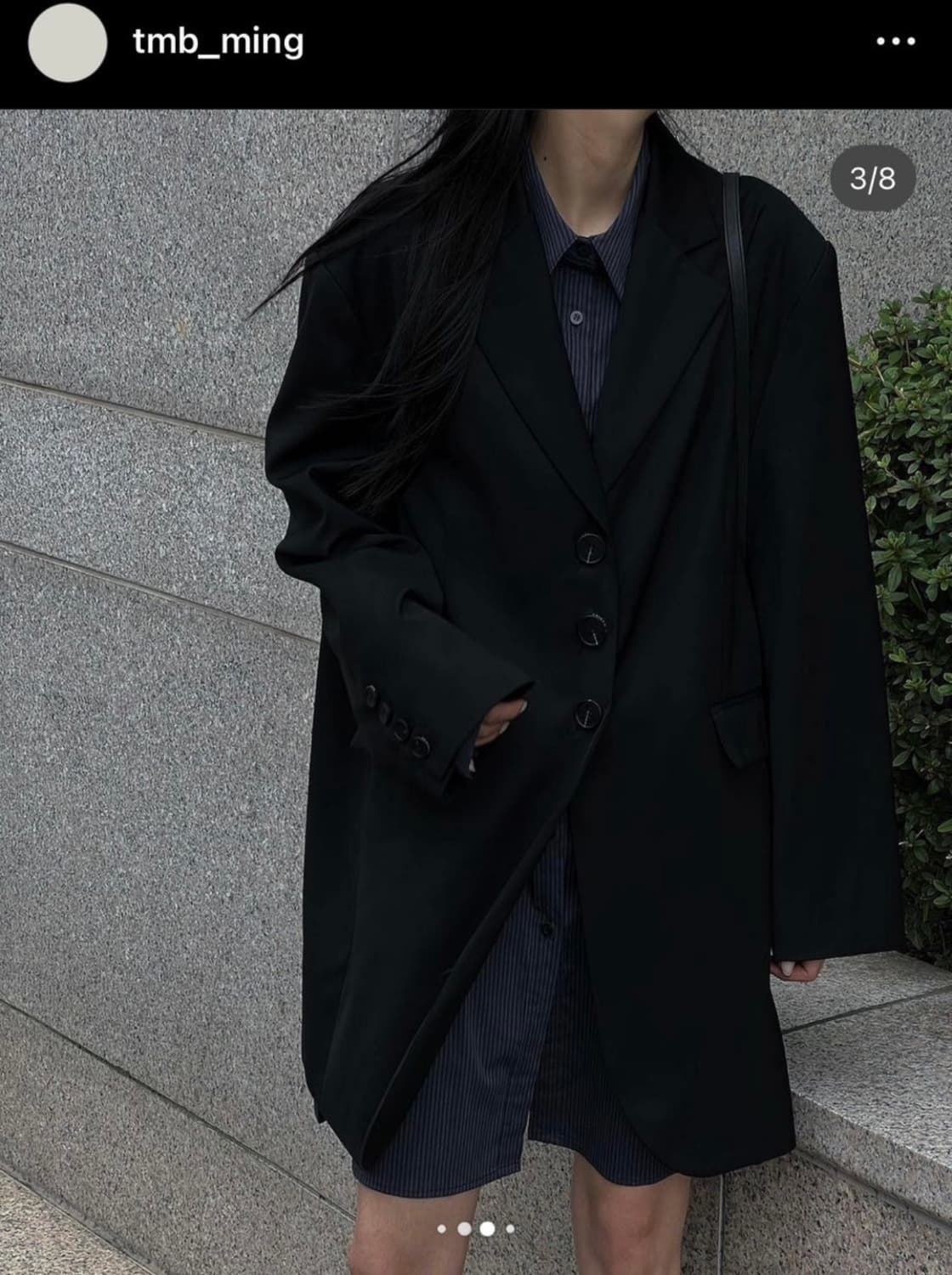 TMB 트리밍버드 오버핏 싱글 블레이저 재킷 판매합니다 상품이미지2