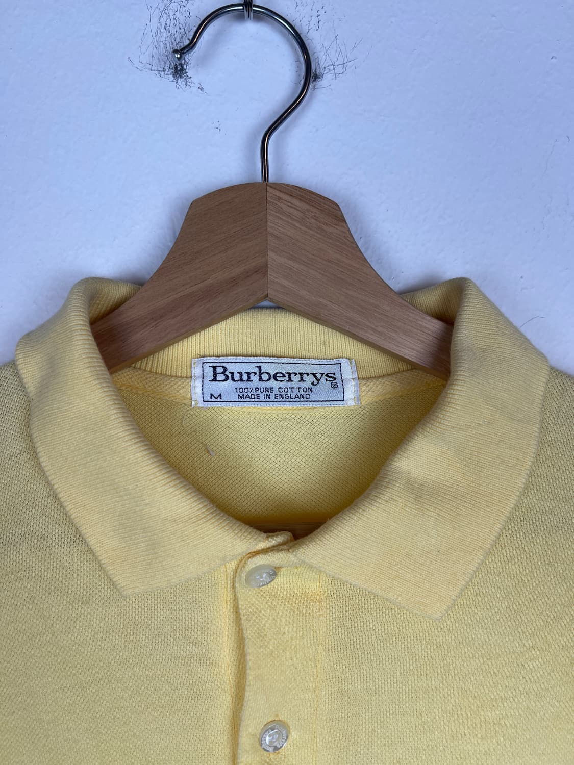 (정품) Burberrys 옐로우 폴로 반팔 티셔츠 M 상품이미지3