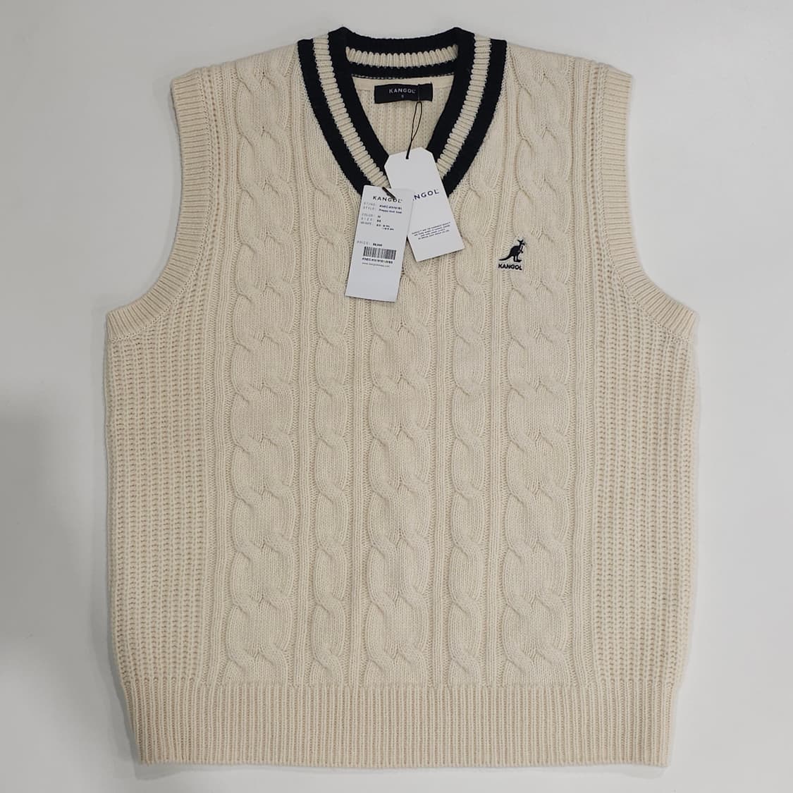 캉골 KANGOL 니트베스트 새상품 상품이미지1