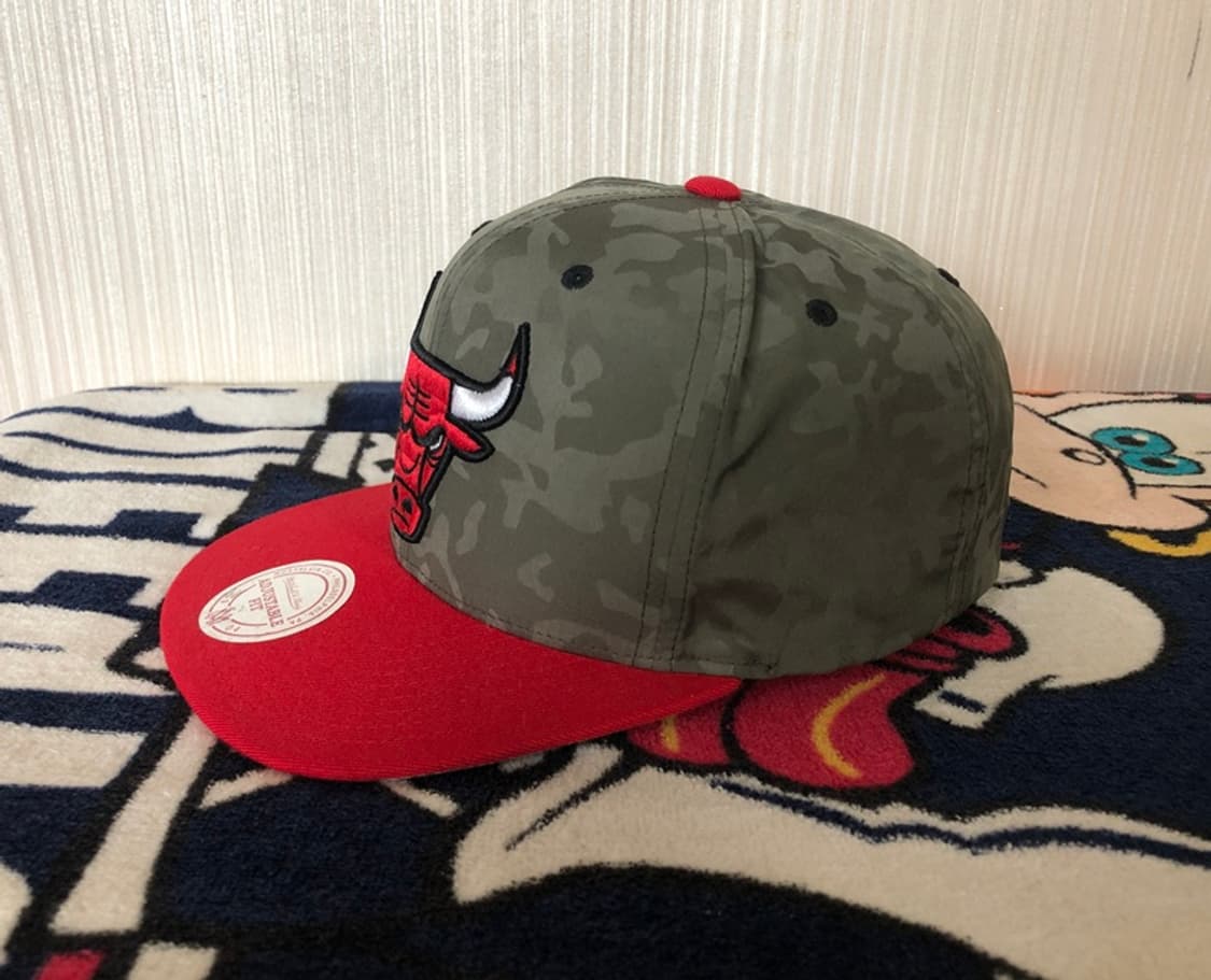 NBA 미첼앤네스 시카고불스 카모스냅백/모자 상품이미지2