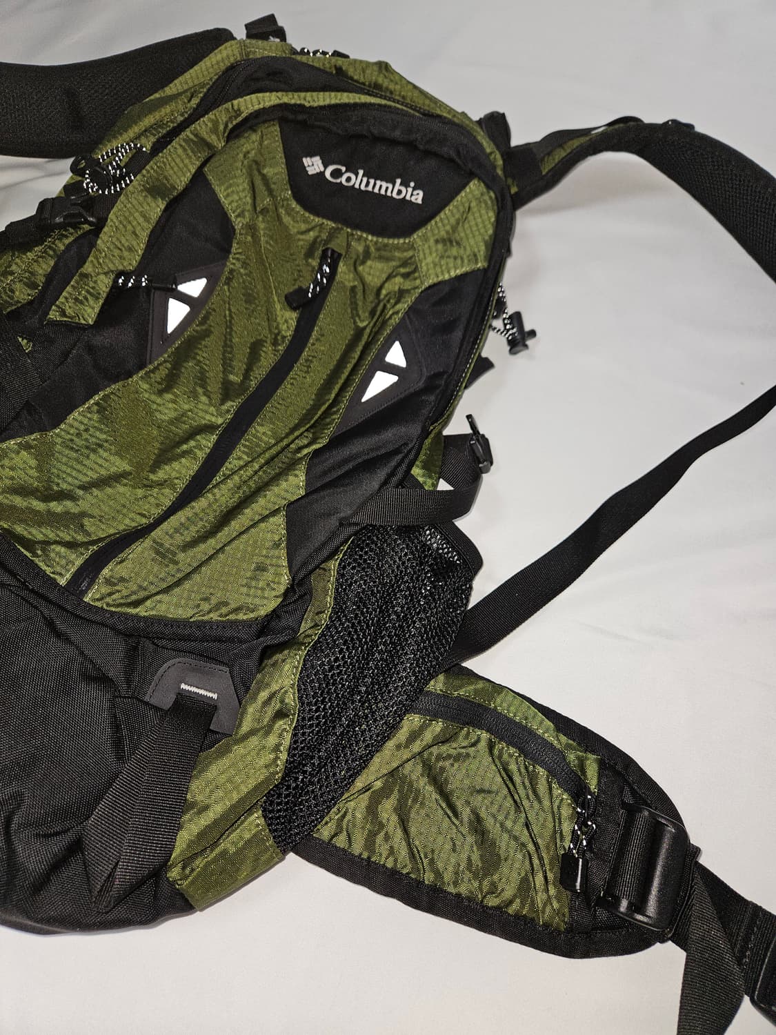 컬럼비아 콜롬비아 올리브그린 트레일 백팩 가방 고프코어 33L 레인커버 상품이미지4