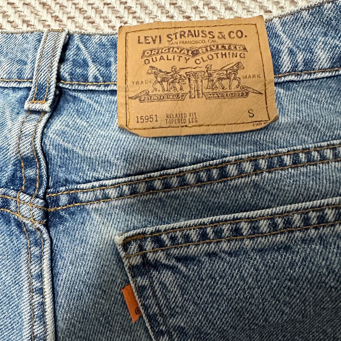 LEVI'S 951 90's usa made vintage denim 상품이미지3