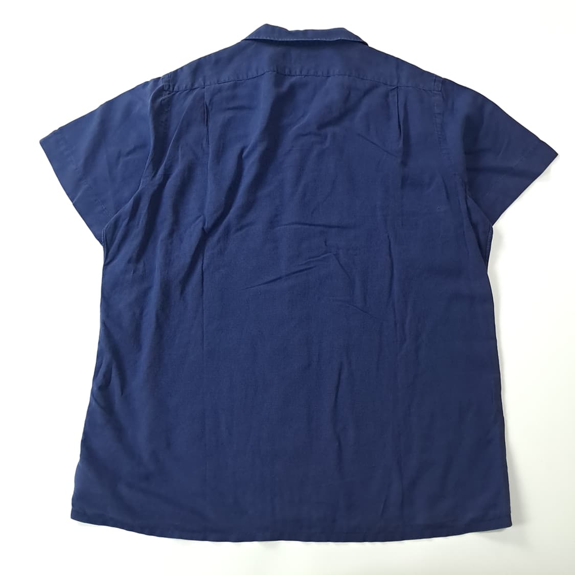 CK193 XL 폴로 린넨라이오셀 오픈칼라 네이비 반팔 셔츠 남방 상품이미지6