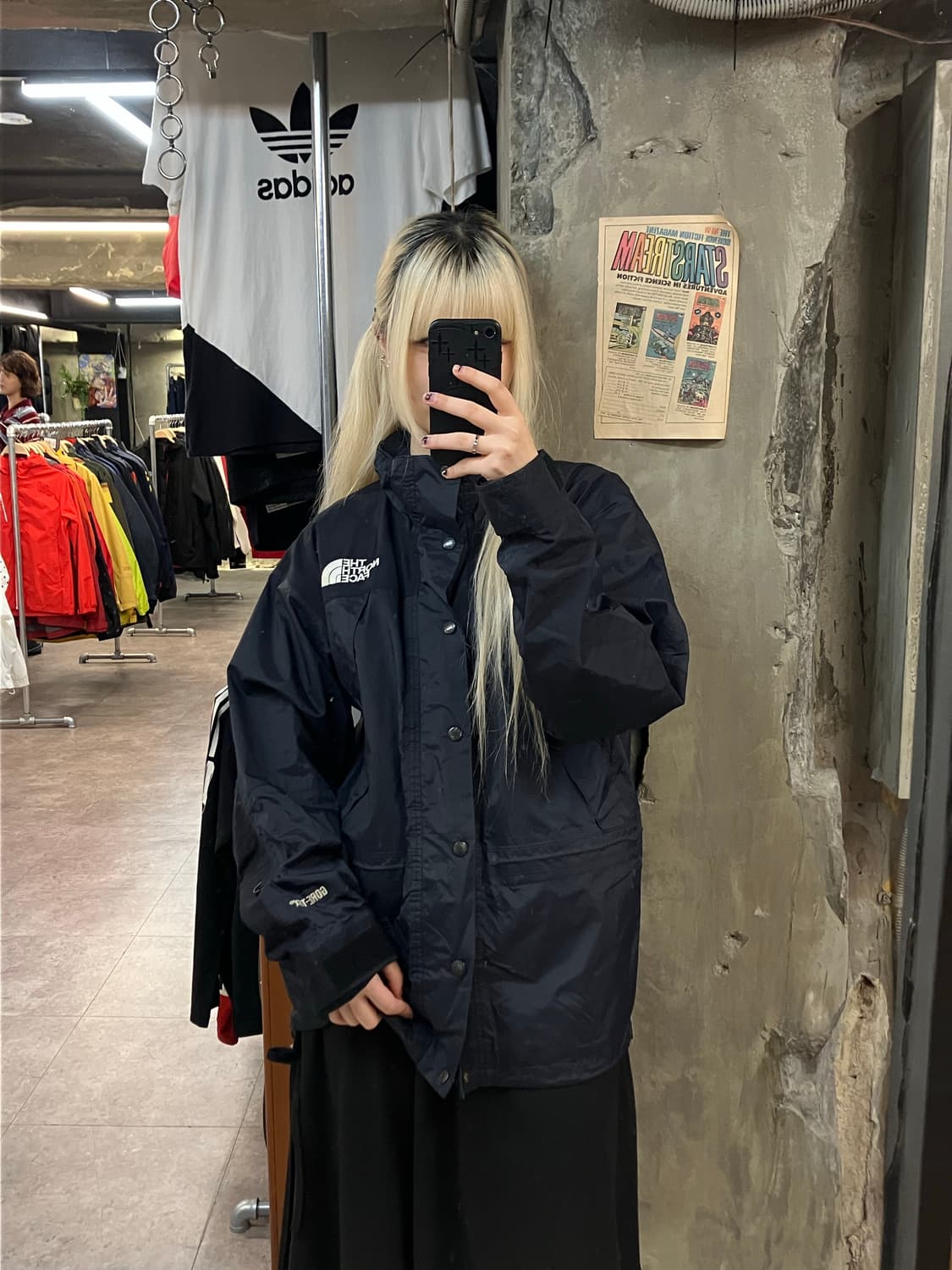 노스페이스 점퍼 블랙 95  #csz2108 상품이미지2