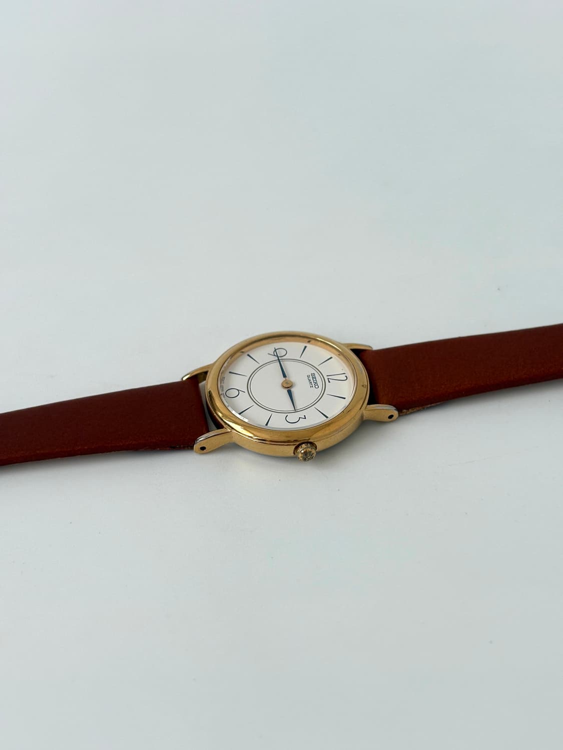 1990s White Dial Gold Ladies Quartz 상품이미지5