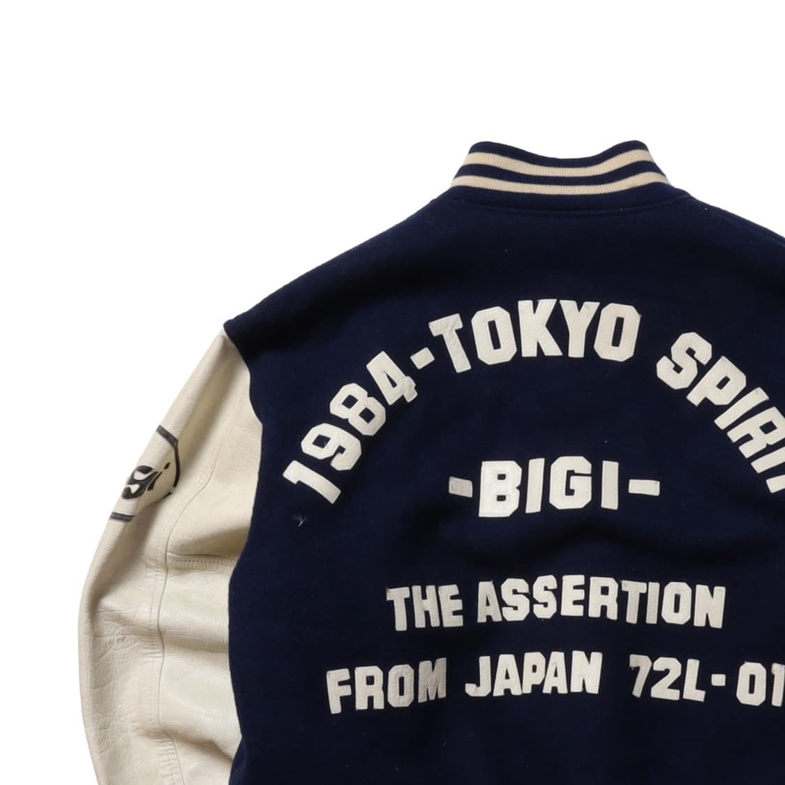 BIGI Wool Leather Varsity Jacket    상품이미지2