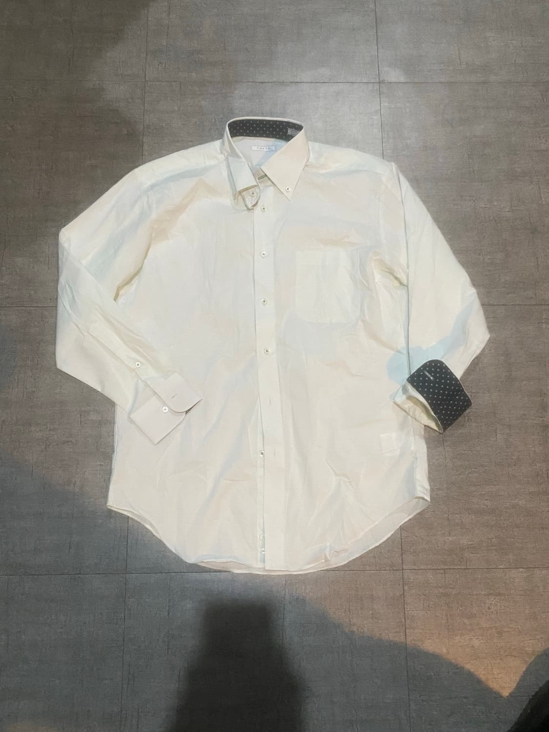 일본빈티지 Pats 올드스쿨아메카지 도트땡땡이 레이어드셔츠 상품이미지1