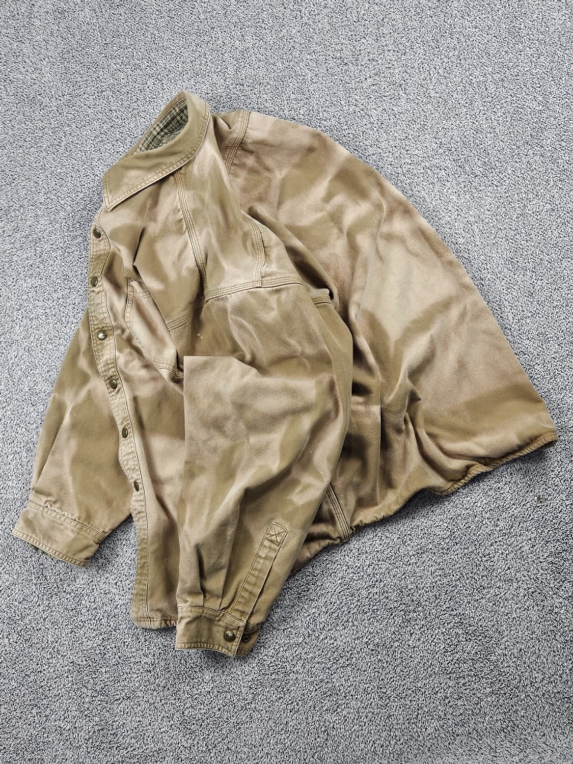 칼하트 다잉 워시드 워크 셔츠 자켓 ( XL ) / 9919 상품이미지3