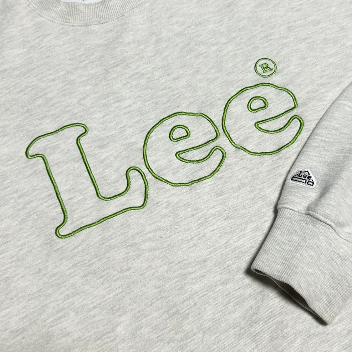 [S] Lee 리 오트밀 미드웨이트 맨투맨 상품이미지3