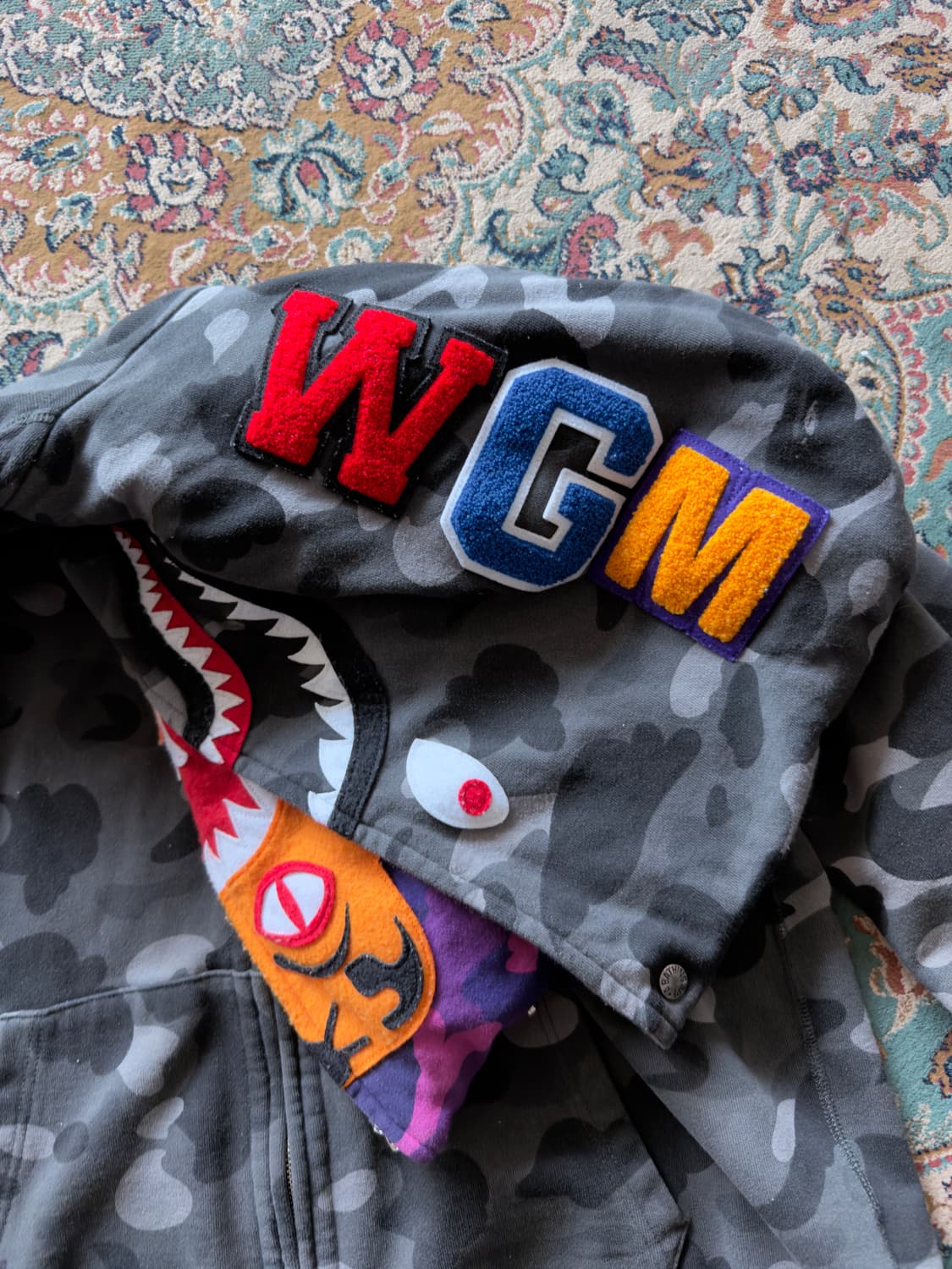 베이프 카모 더블 후드 상품이미지9