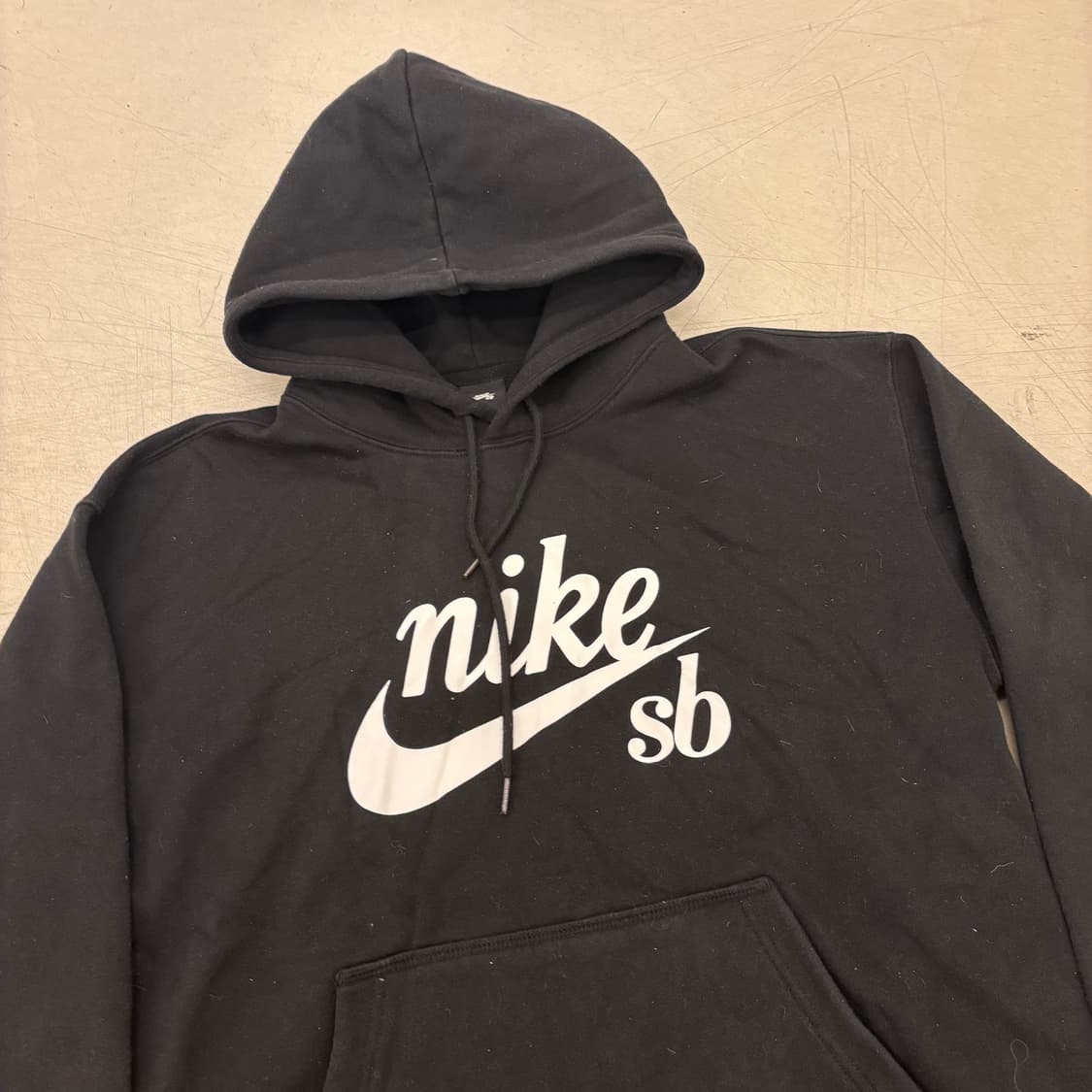 나이키 sb 빅로고 블랙 후드티 상품이미지2
