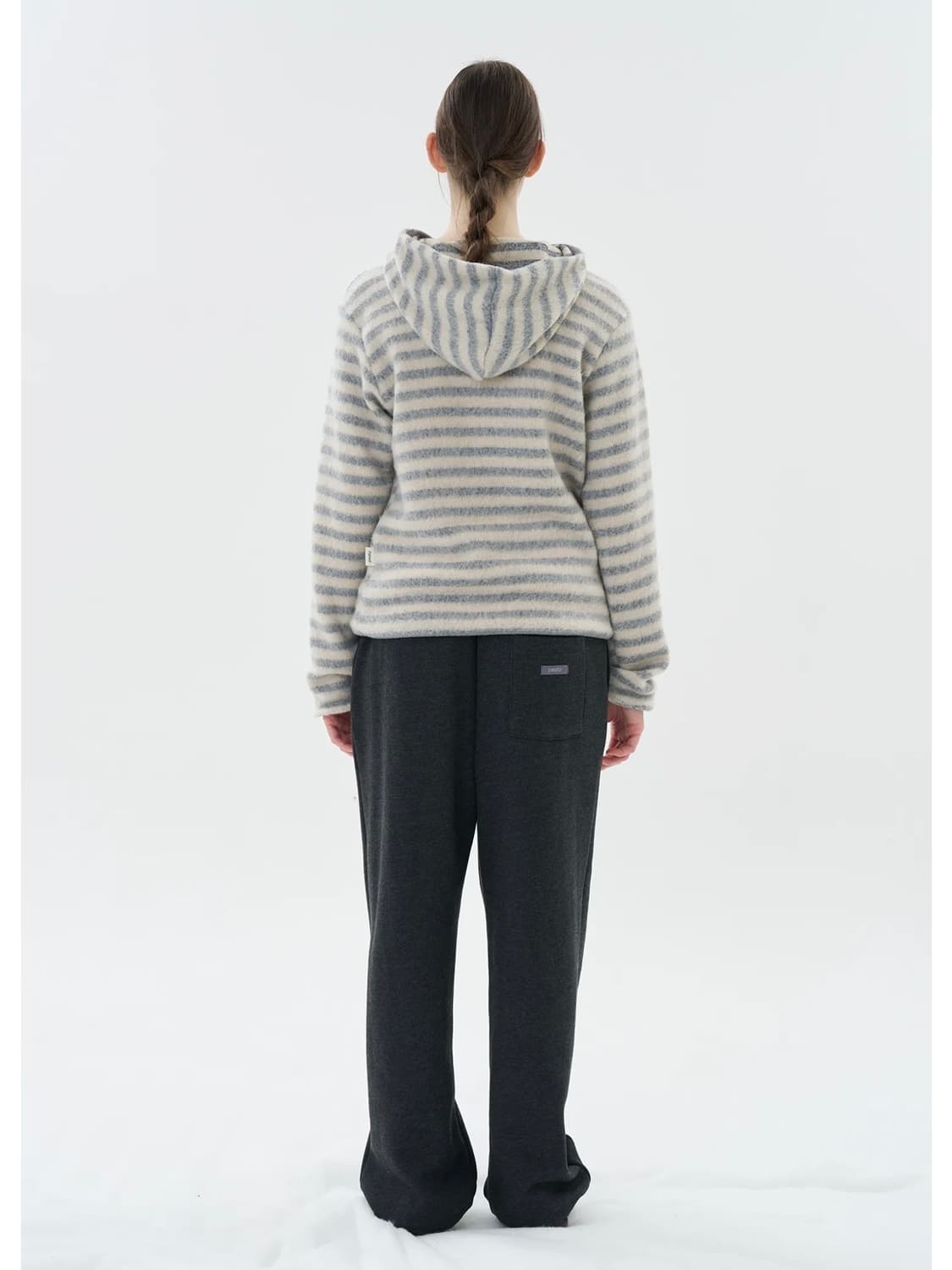 페스토 pesto brushed hooded top (rose) 상품이미지4