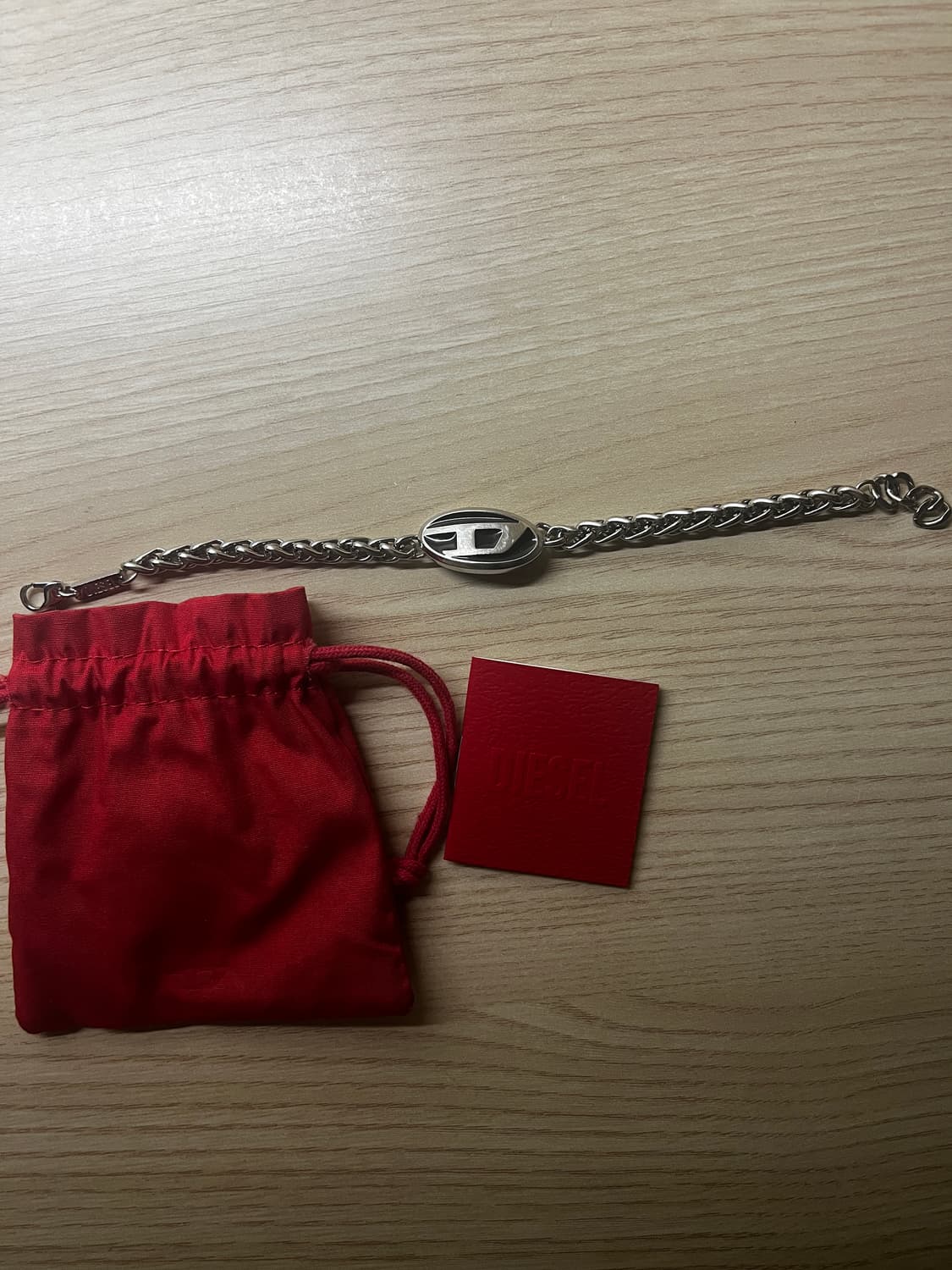 디젤 블랙 애나멜 팔찌 상품이미지1