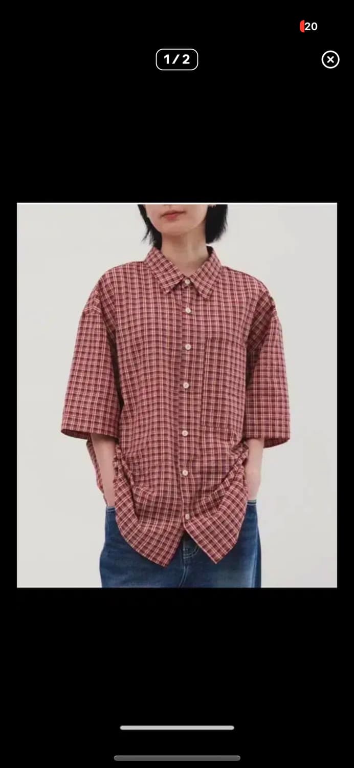 하이파이펑크 체크셔츠 상품이미지1