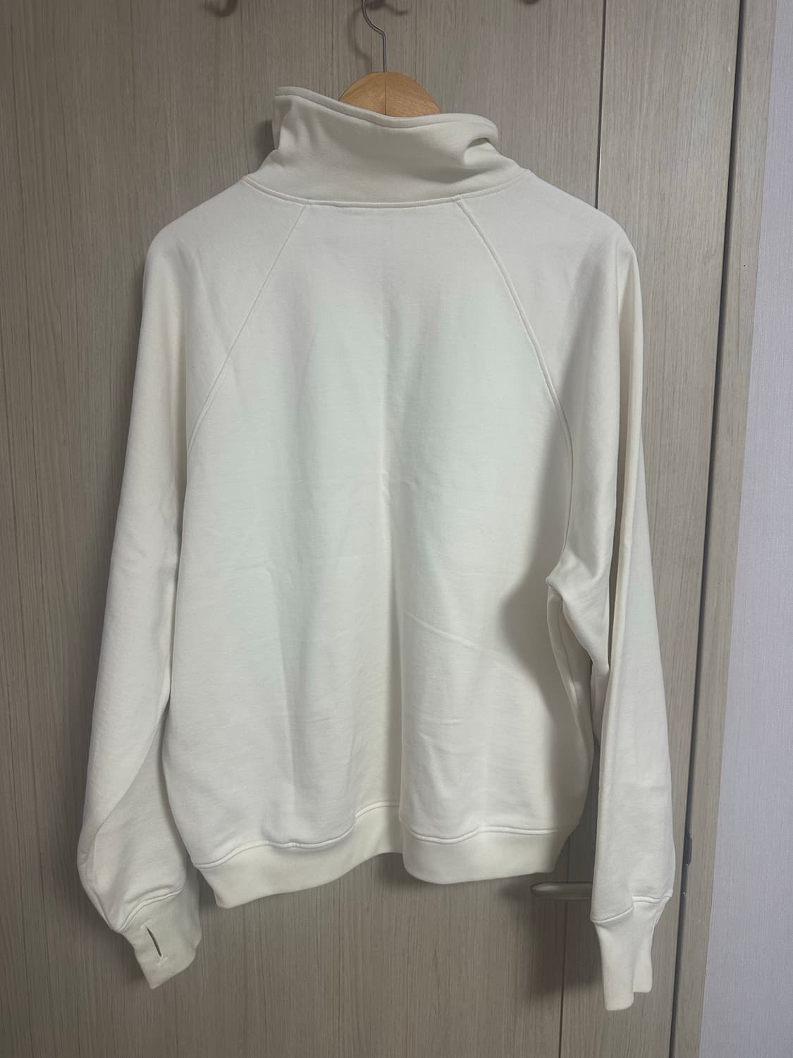 38)캡틴선샤인 씨 아일랜드 코튼 하프 지퍼 풀오버 스웻 에크루 상품이미지2