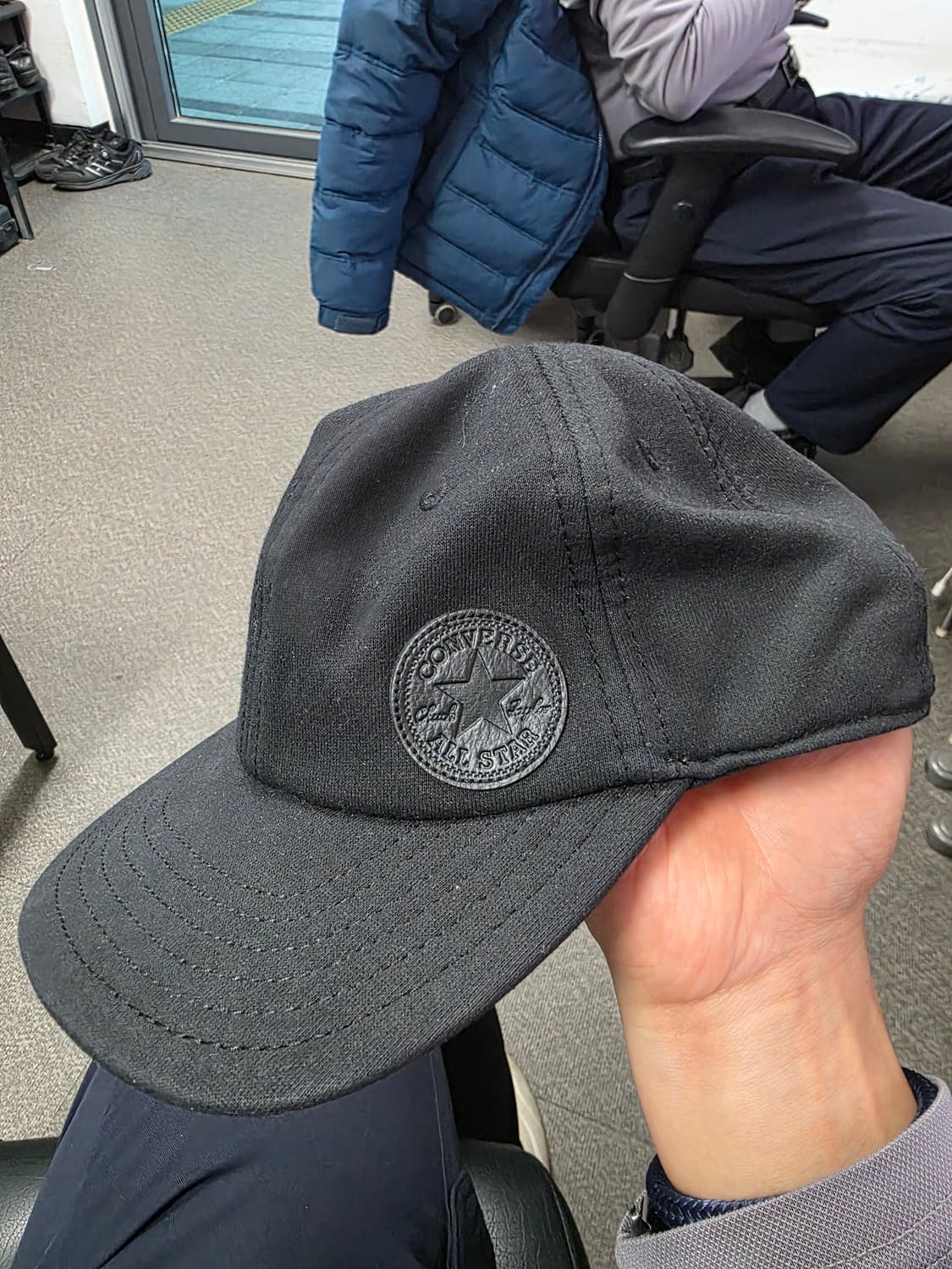 컨버스 토널 척 패치 볼캡 블랙 상품이미지1