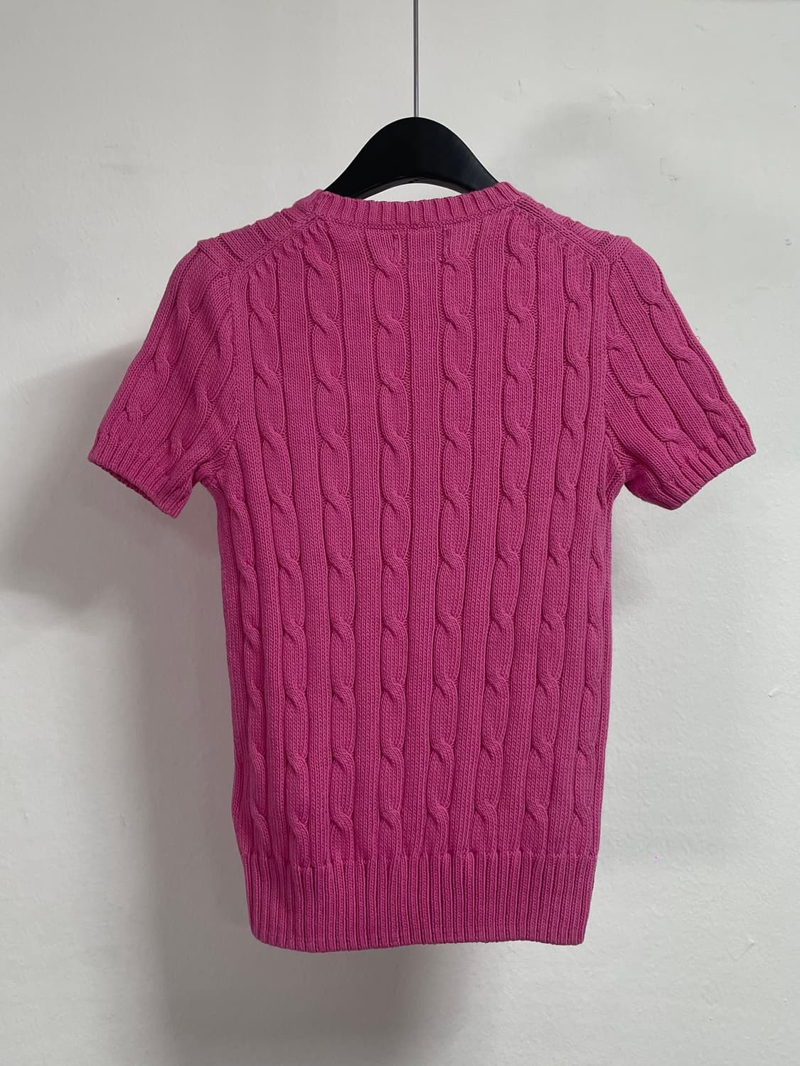 폴로 랄프로렌 우먼스 케이블 반팔니트 (on.558) 상품이미지3