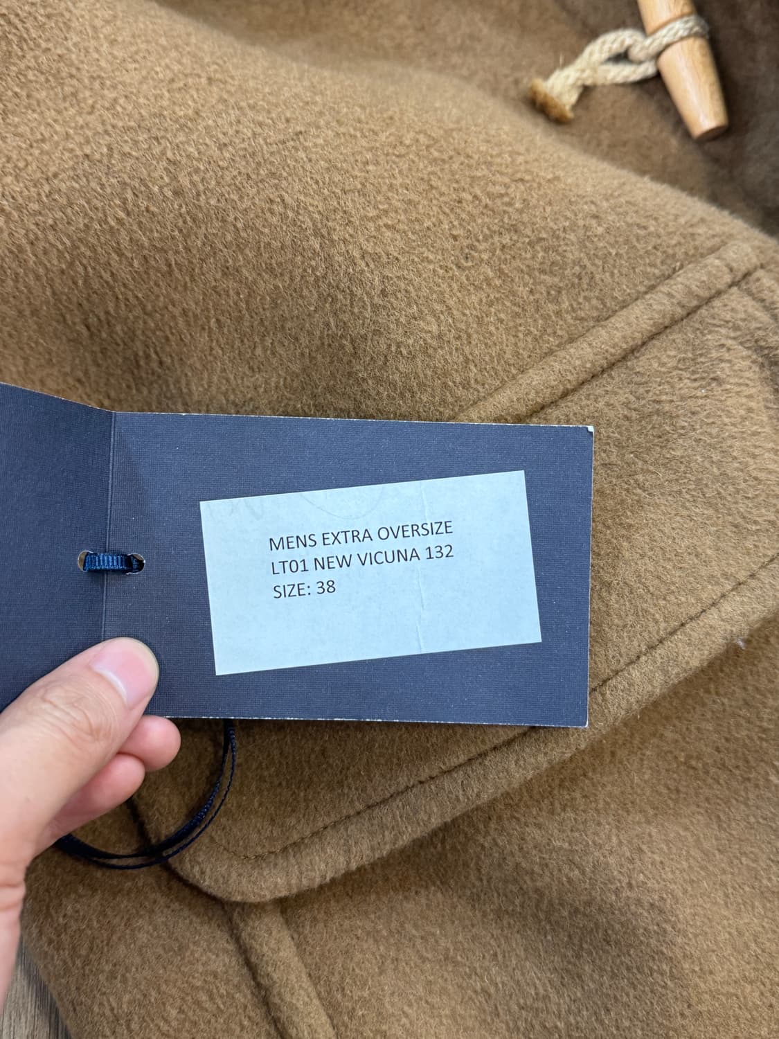 런던트레디션 뉴 VICUNA 오버사이즈 더플코트 - 38사이즈 상품이미지8