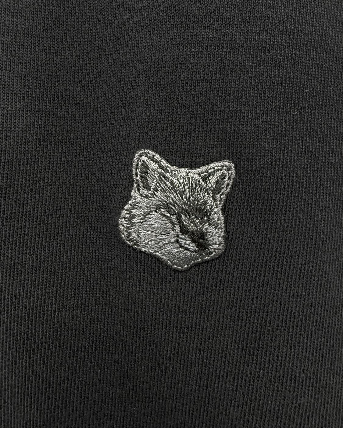 메종키츠네 그레이 폭스헤드 스웻 맨투맨 블랙 상품이미지3