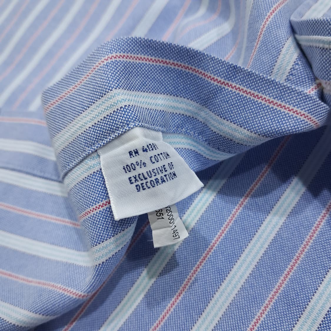 CL672 2XL 폴로 00s  멀티스트라이프 블루 셔츠 남방 상품이미지5