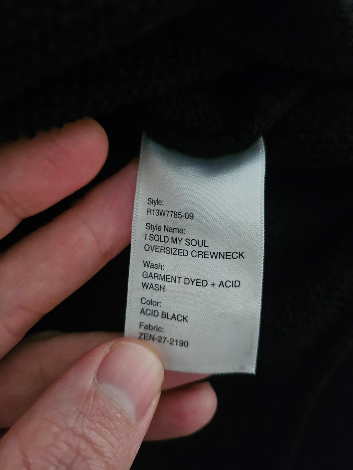 R13 스웻셔츠 상품이미지5