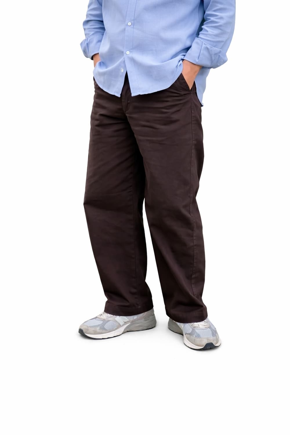 [79] 유니클로U 와이드핏 치노팬츠 다크브라운 상품이미지1