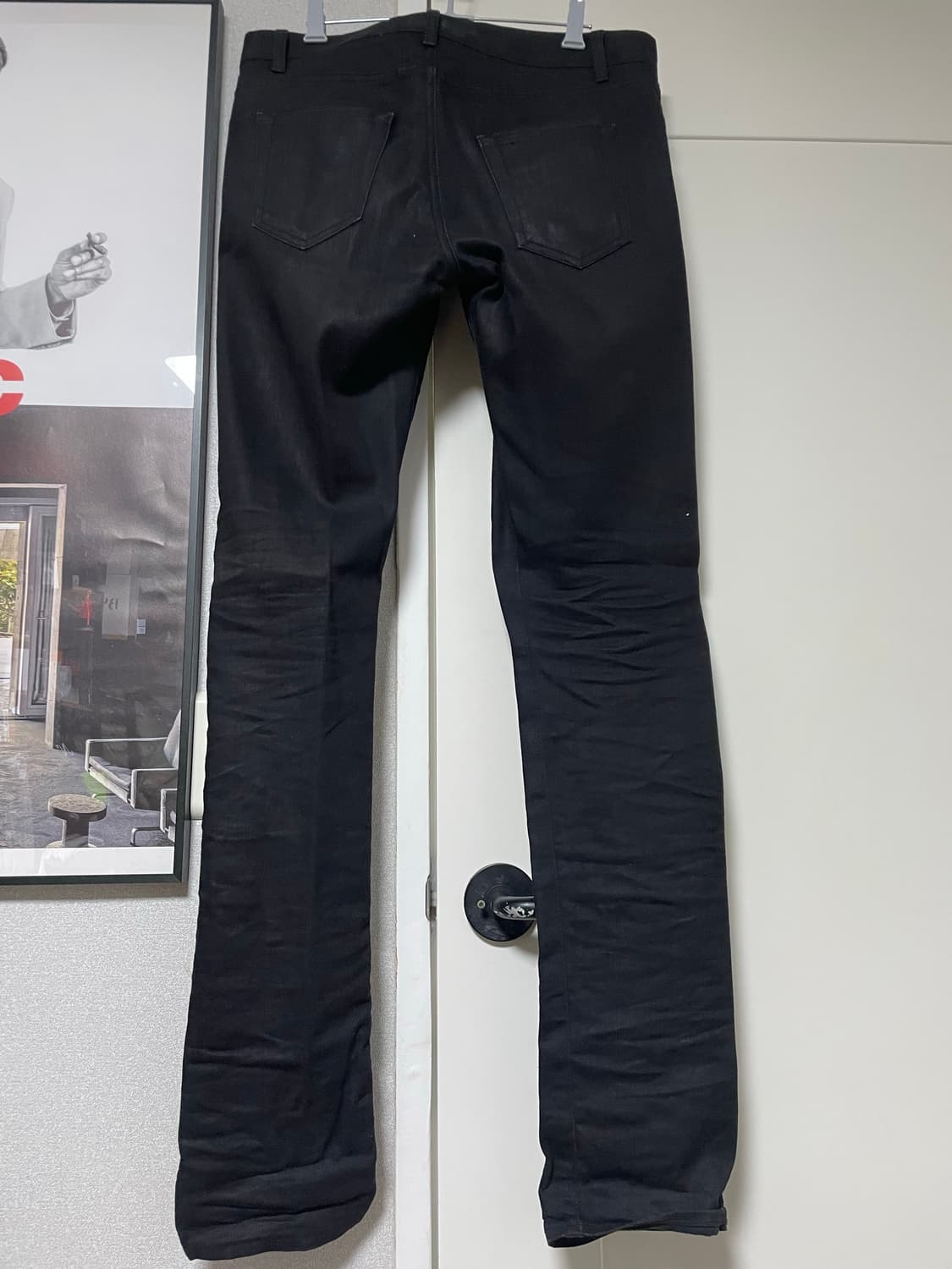 생로랑 블랙 코팅 스키니 디스트로이드 진 상품이미지2