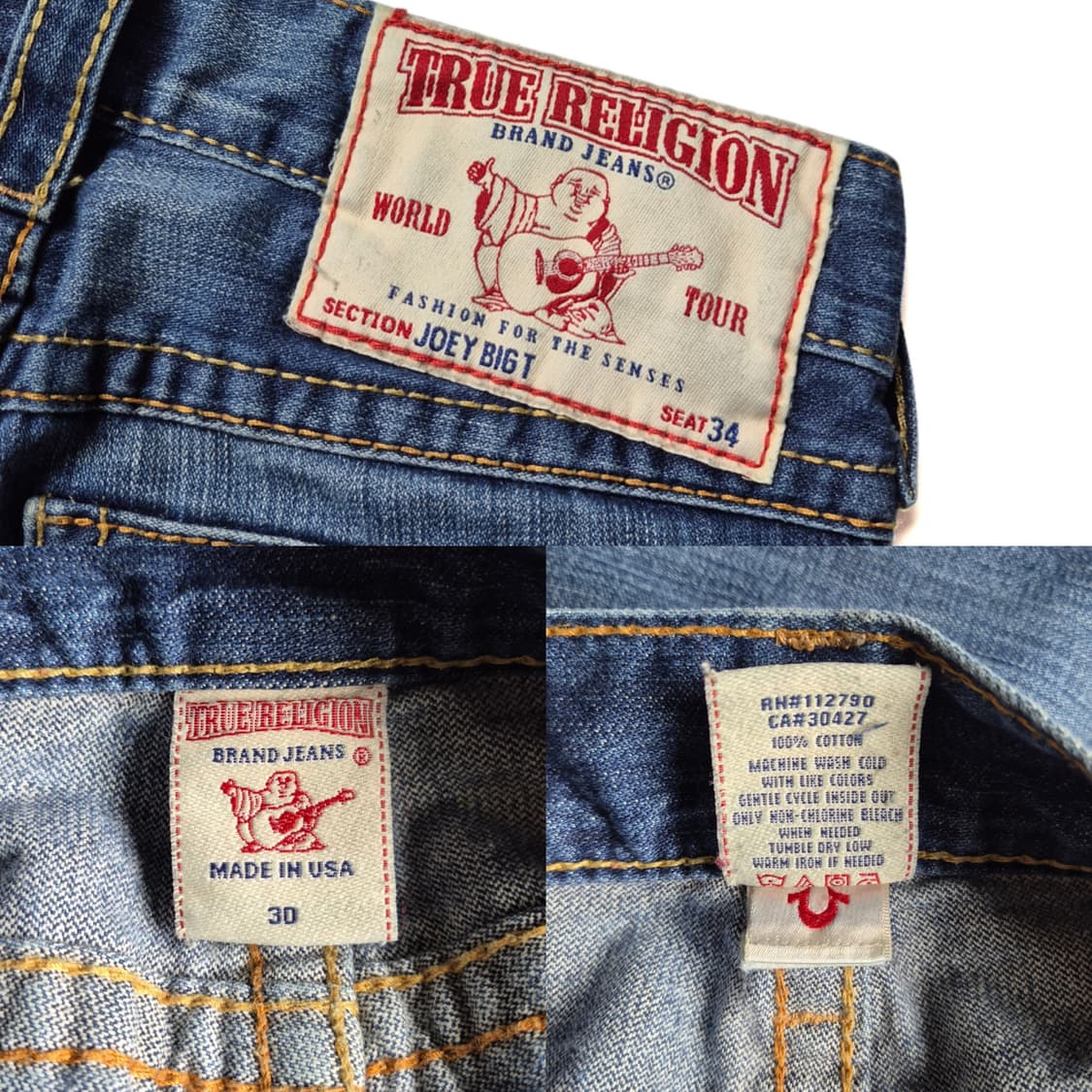 [30] 트루릴리젼 부츠컷 데님팬츠 USA 상품이미지9