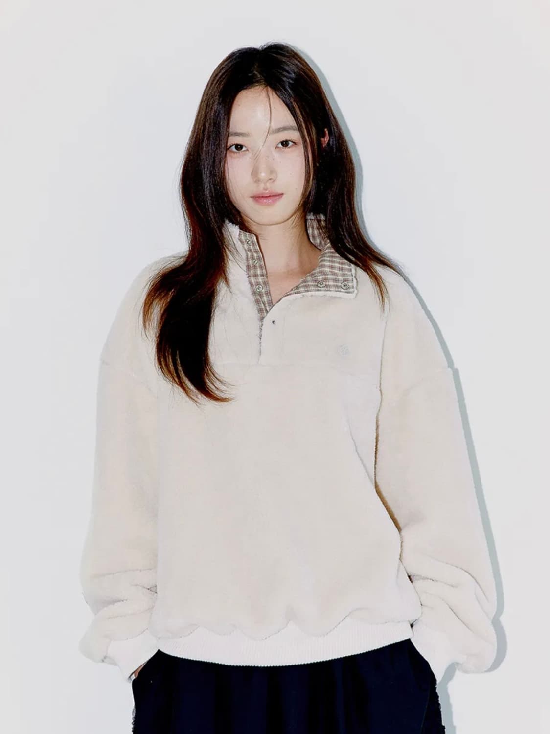 오피쉬 아노락 플리스 아이보리 상품이미지1